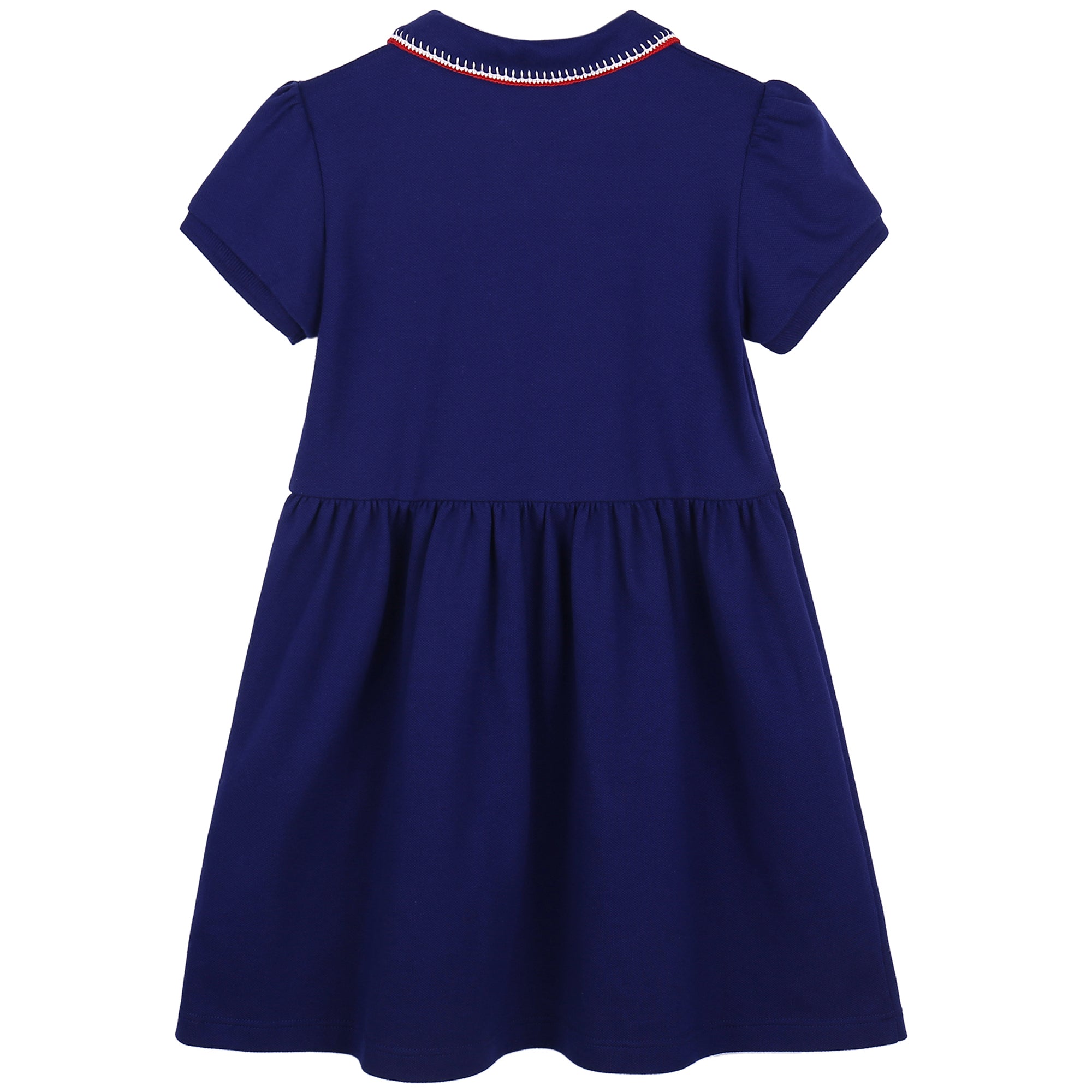 Baby Girls Blue Polo Dress