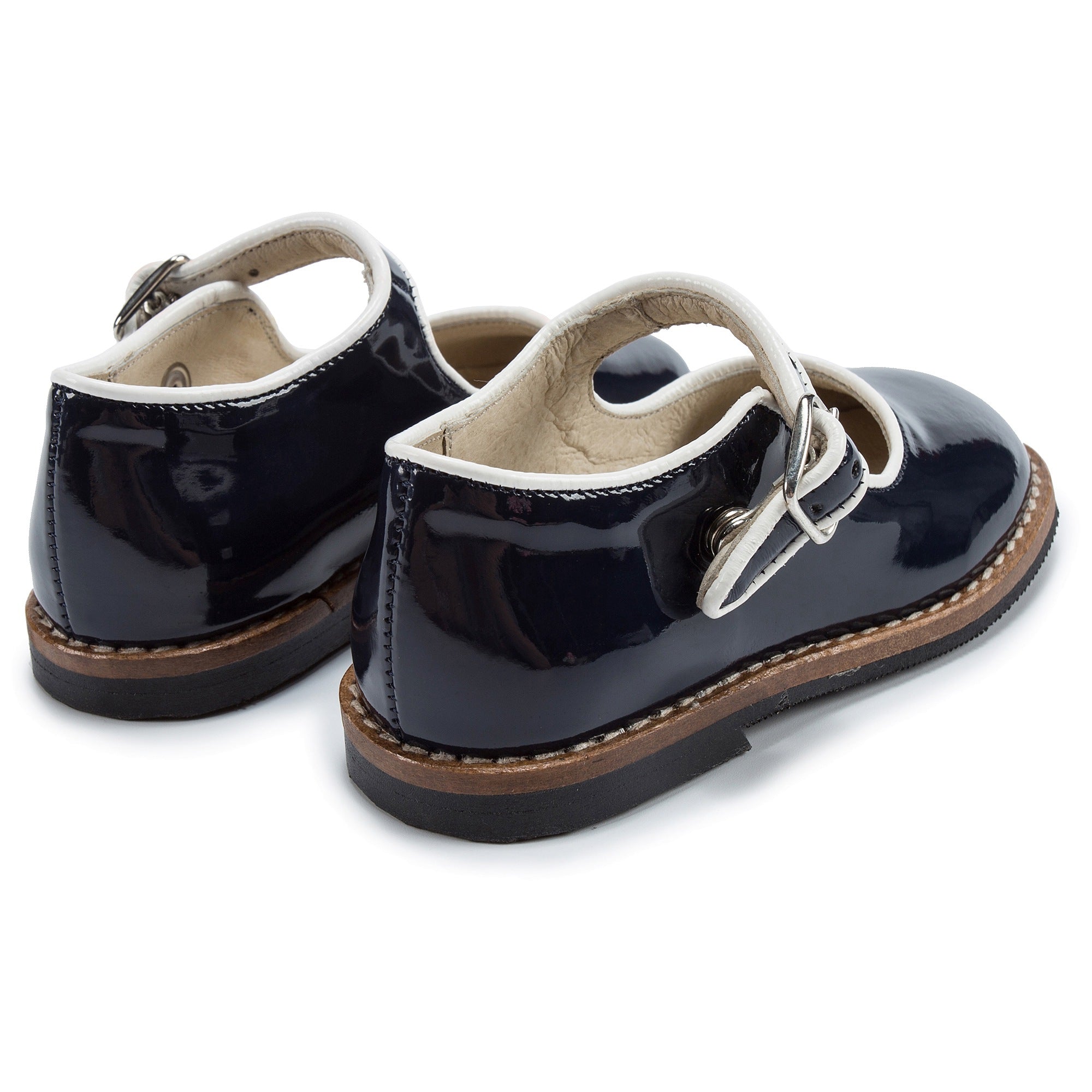 Girls Black Cuir Shoes