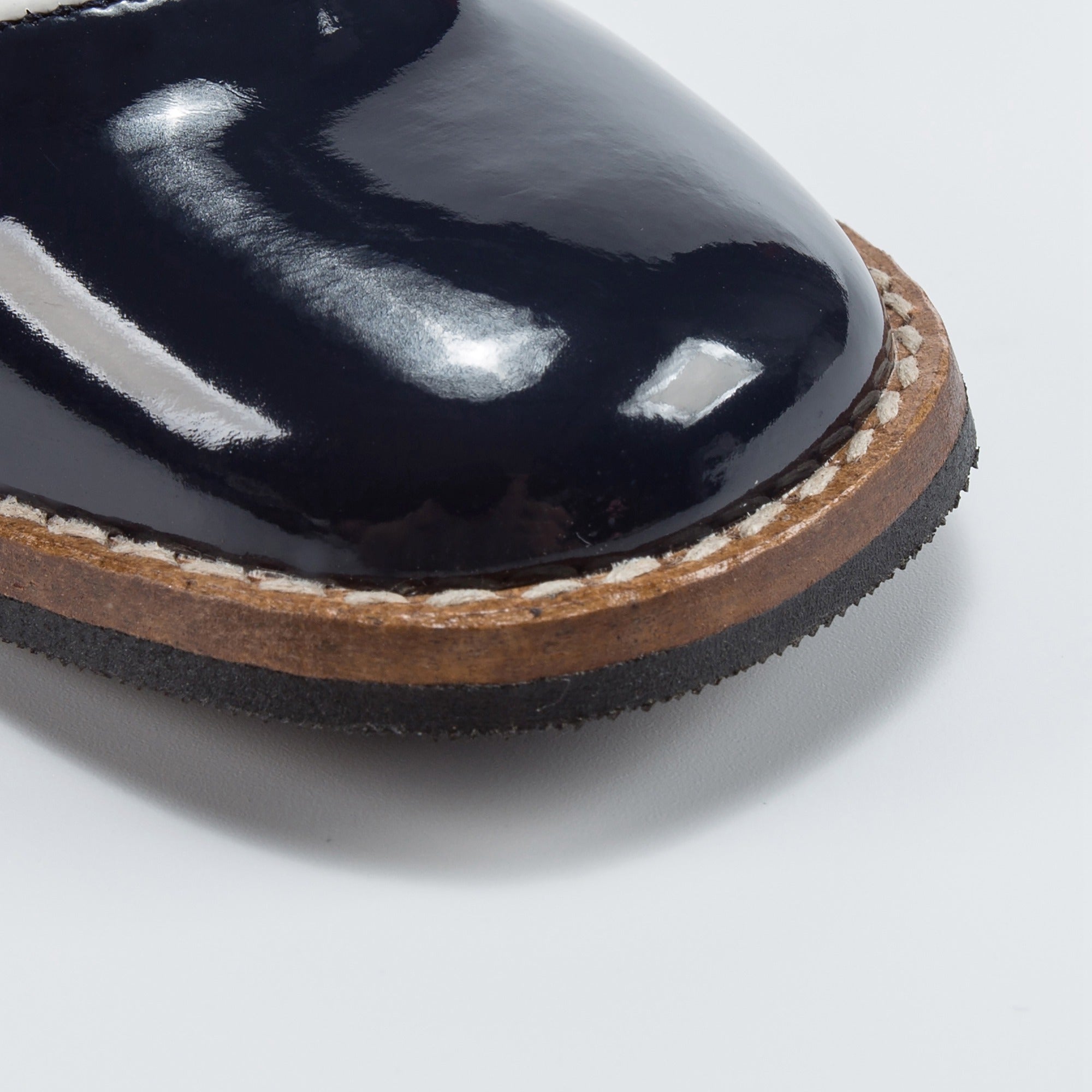 Girls Black Cuir Shoes