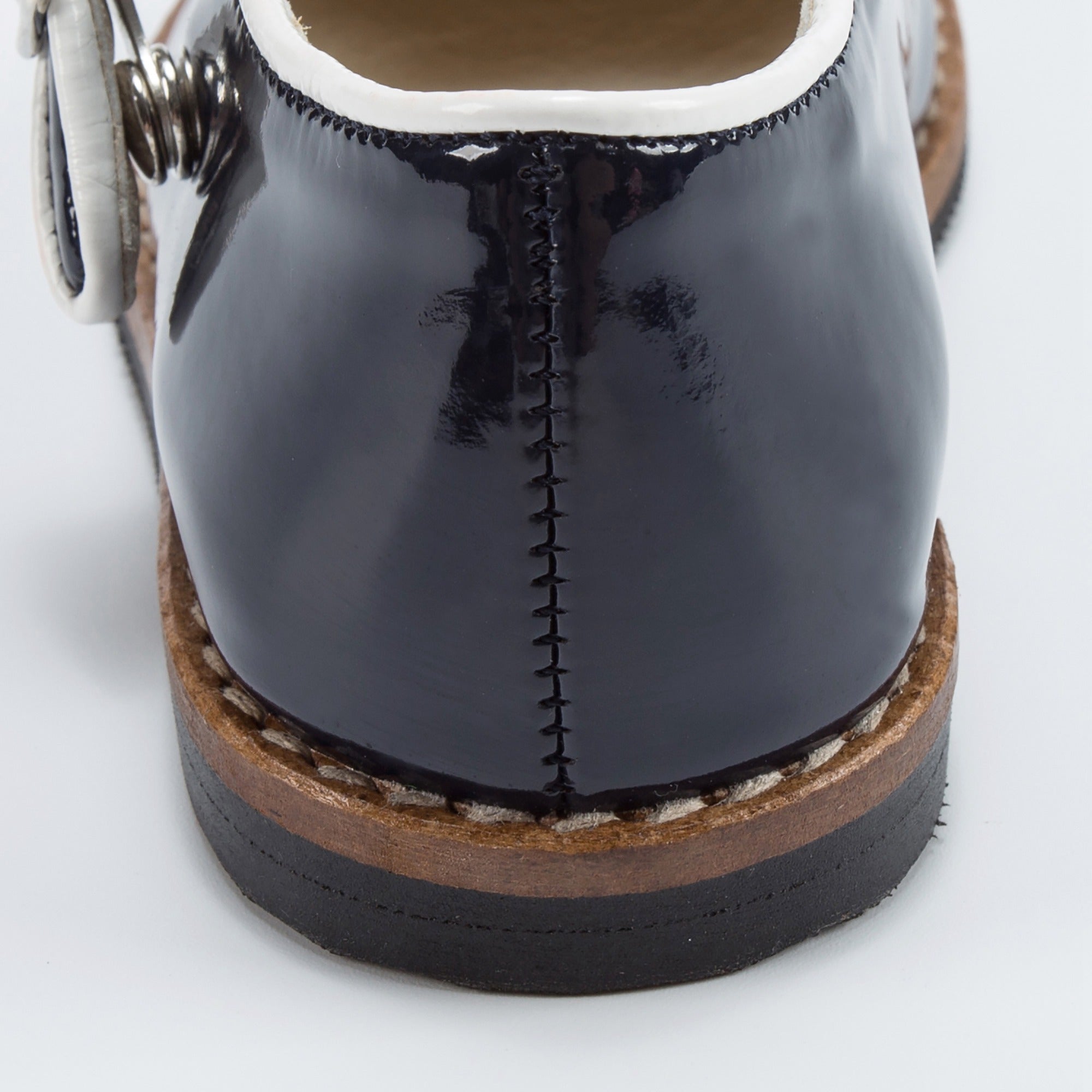 Girls Black Cuir Shoes