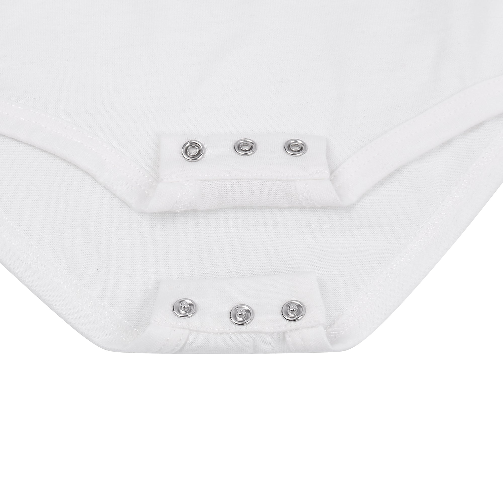 Baby White Dog Babygrow With Collar
