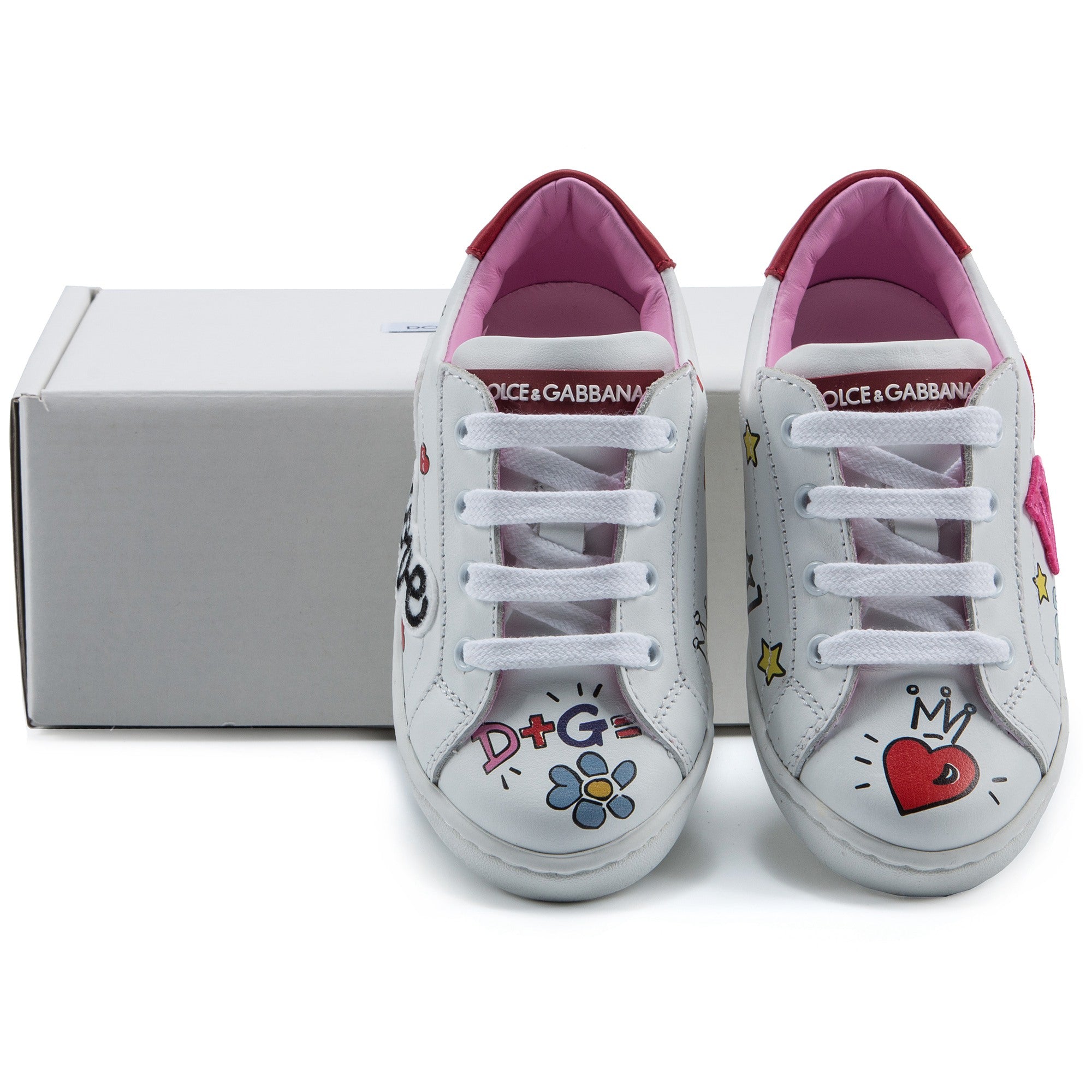 Girls White Calf Shoes