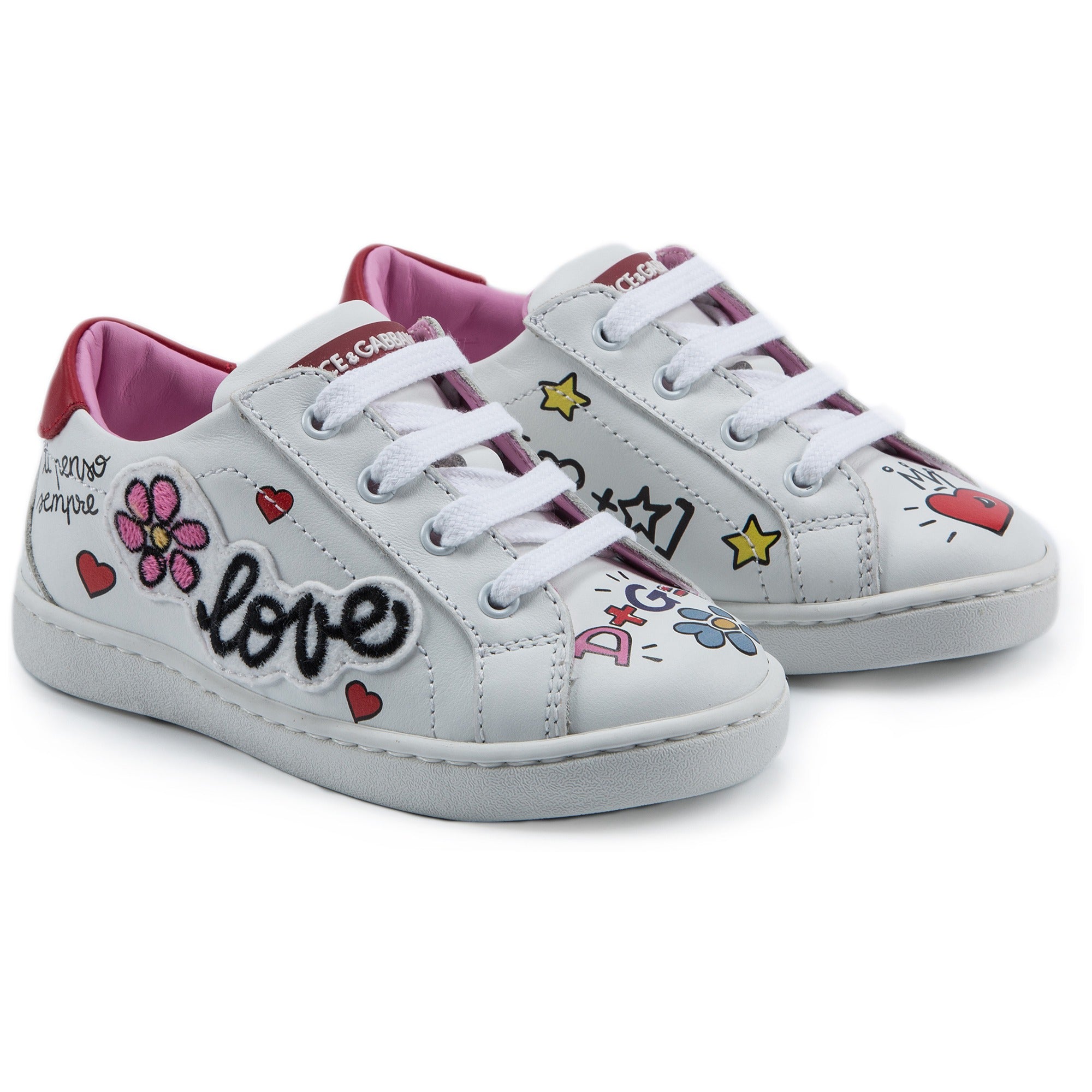 Girls White Calf Shoes