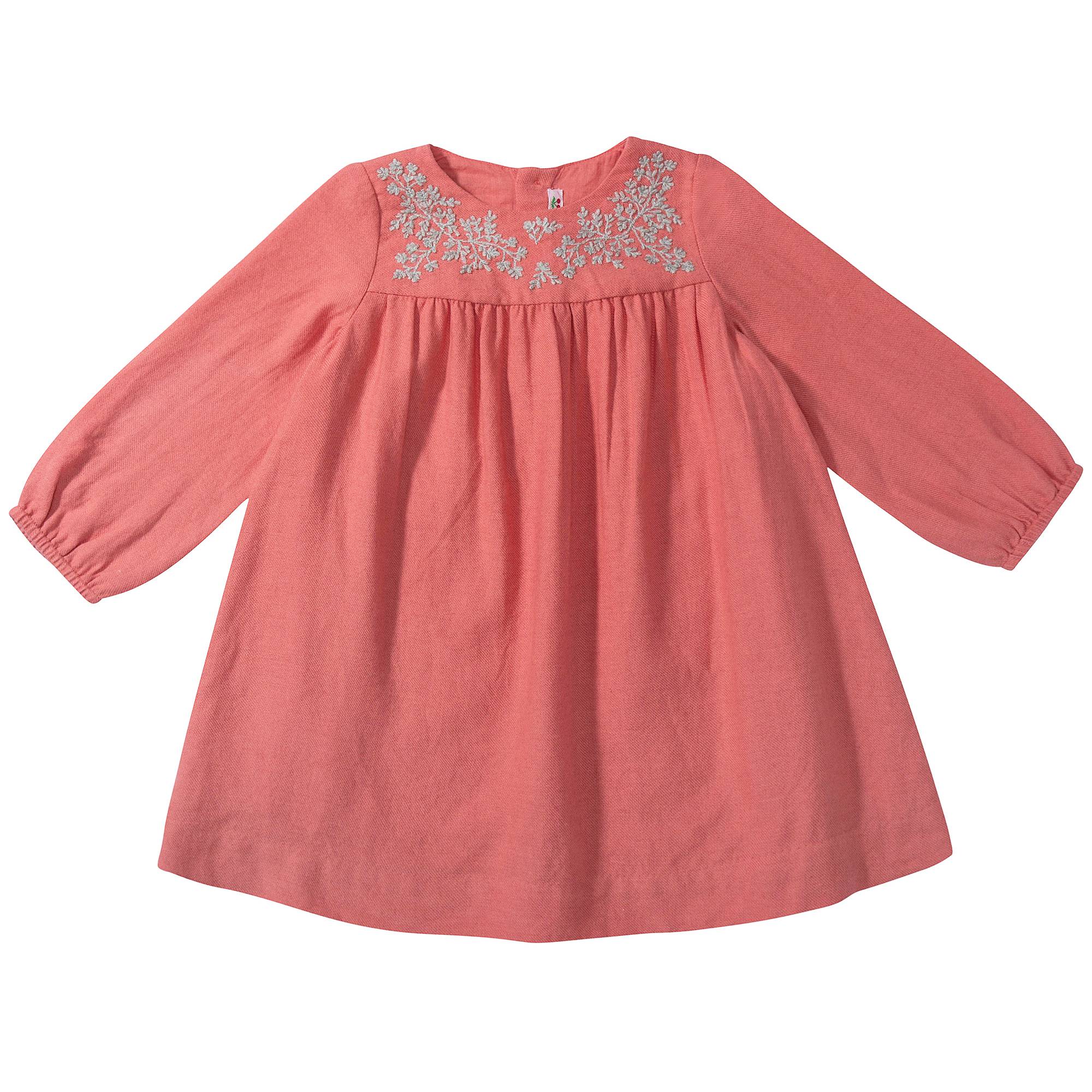 女小童肉粉色连衣裙