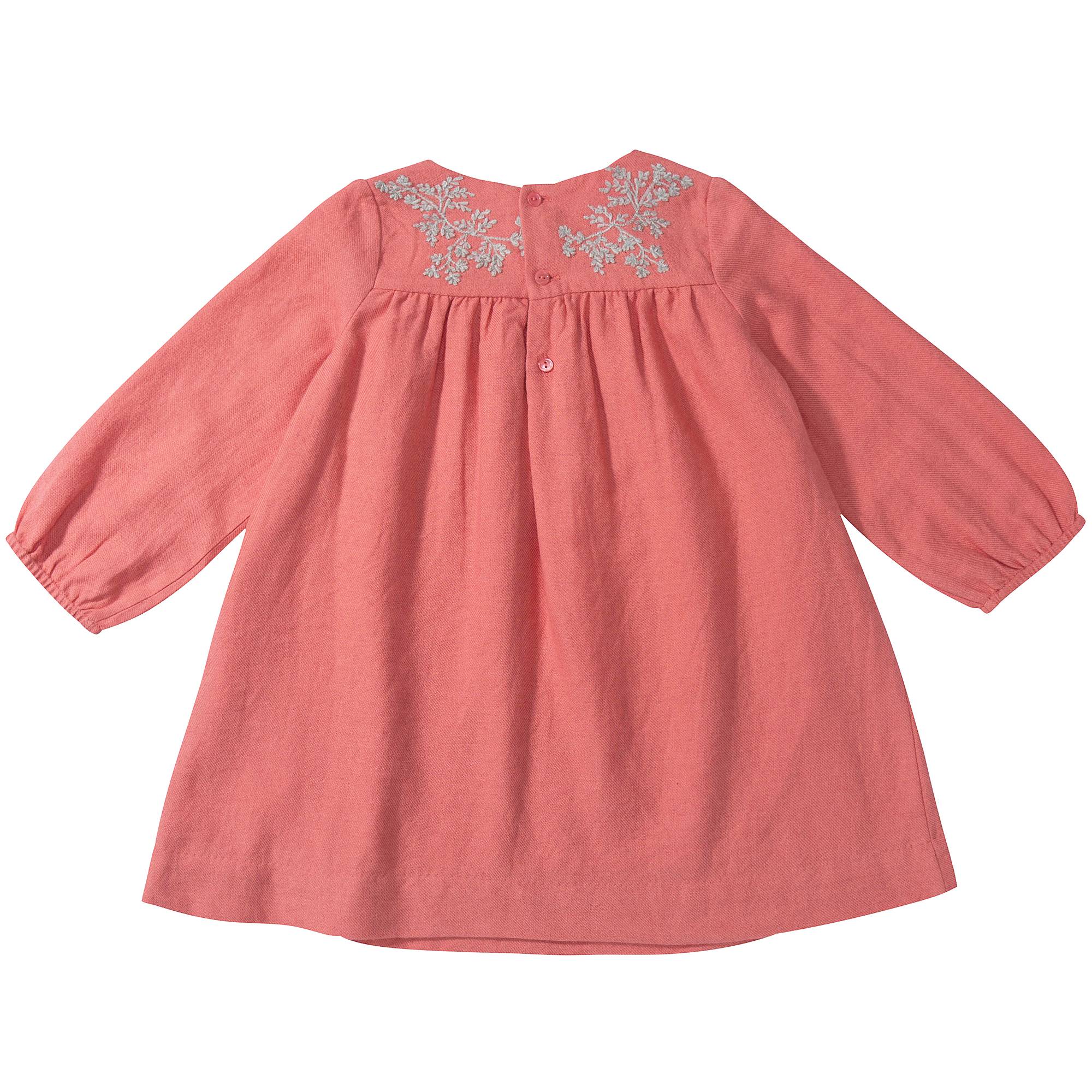 女小童肉粉色连衣裙