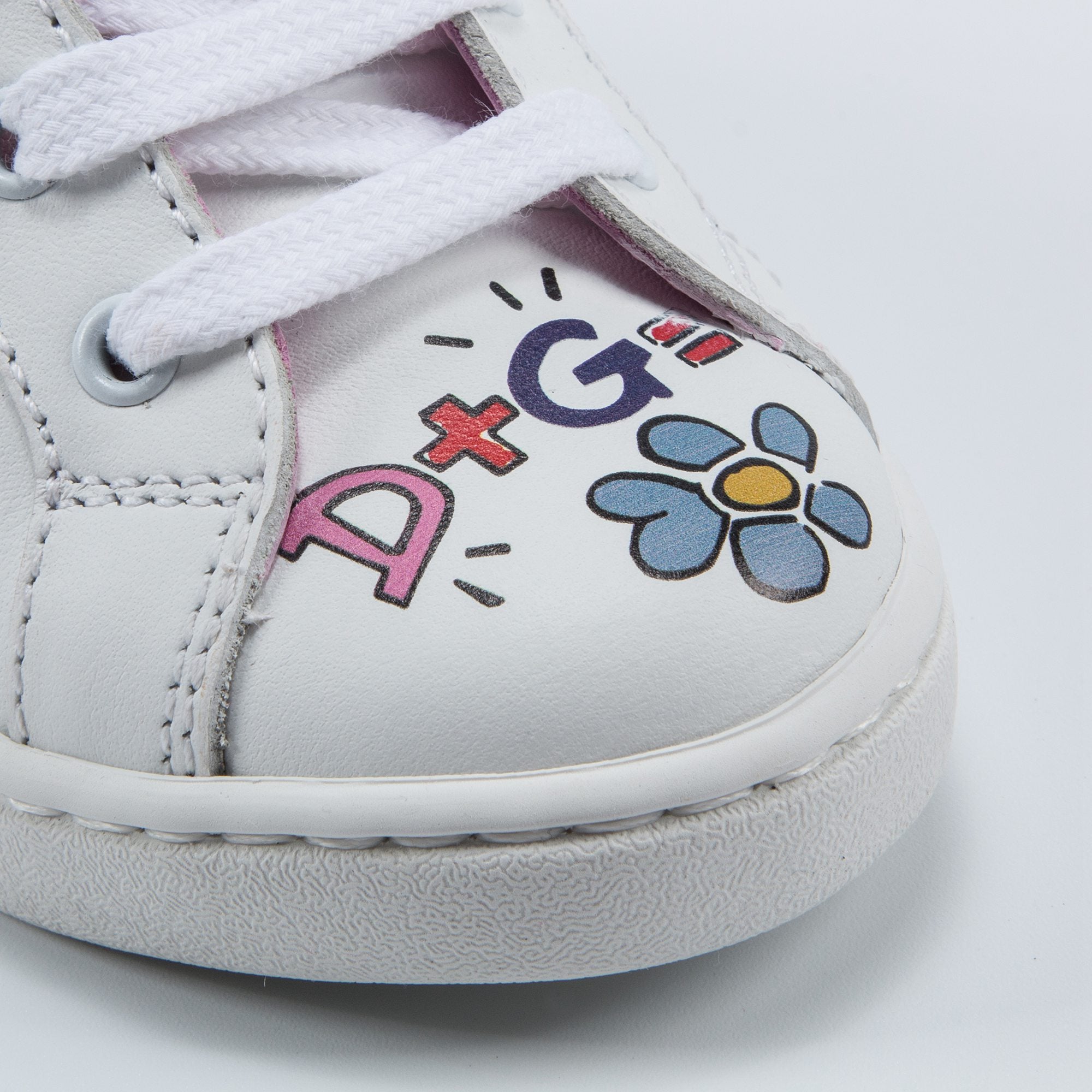 Girls White Calf Shoes