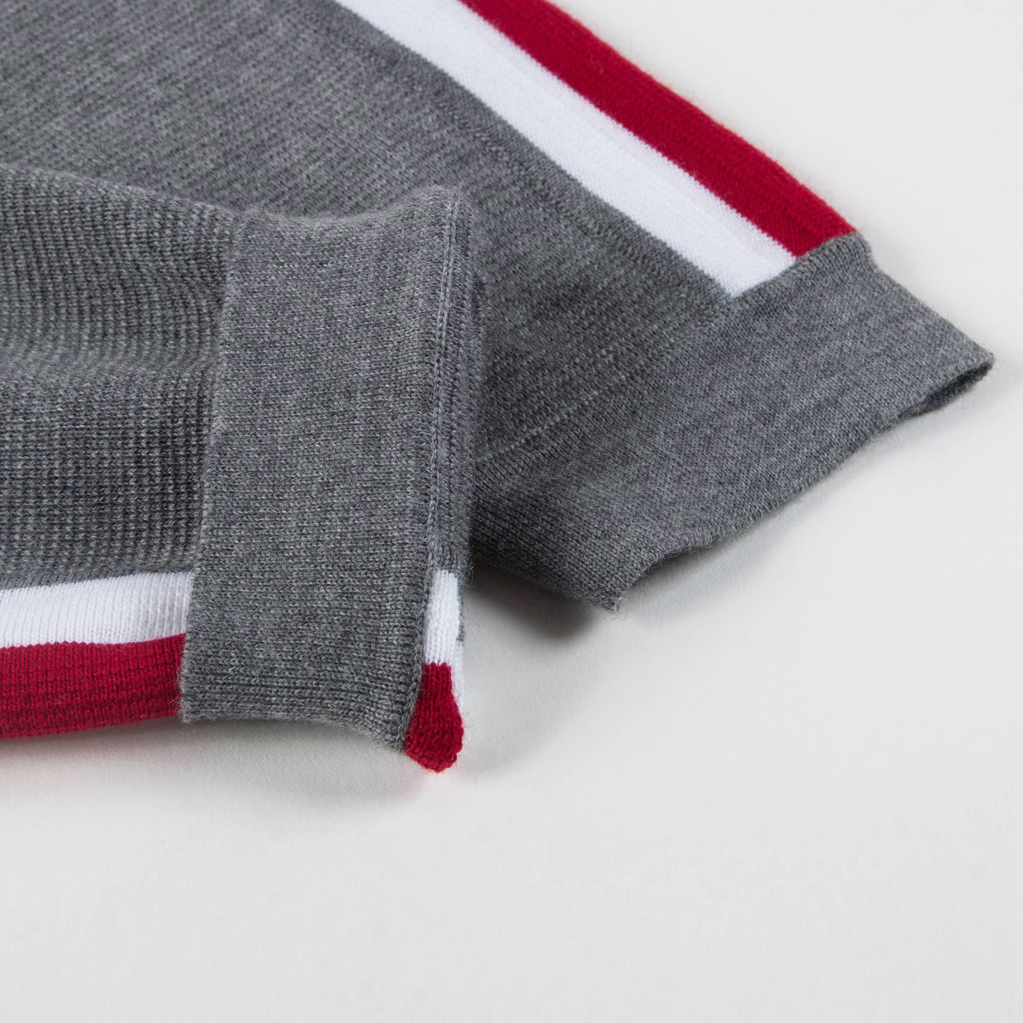 Girls Medium Grey Wool Trousers