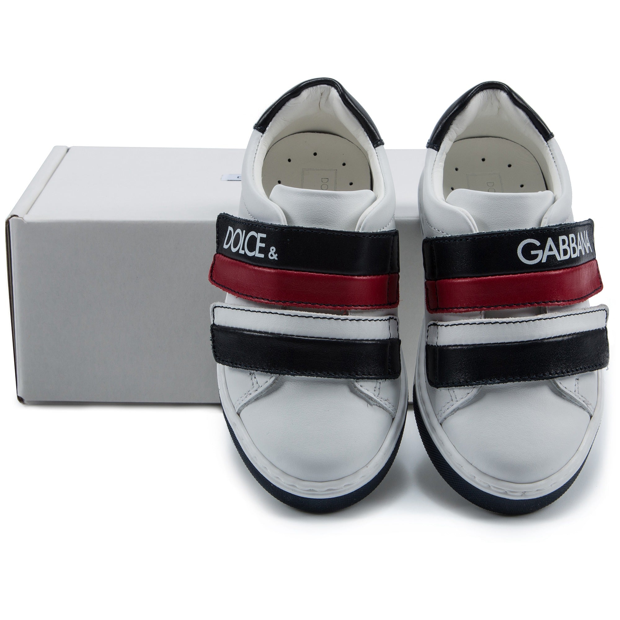 Girls White Velcro Shoes