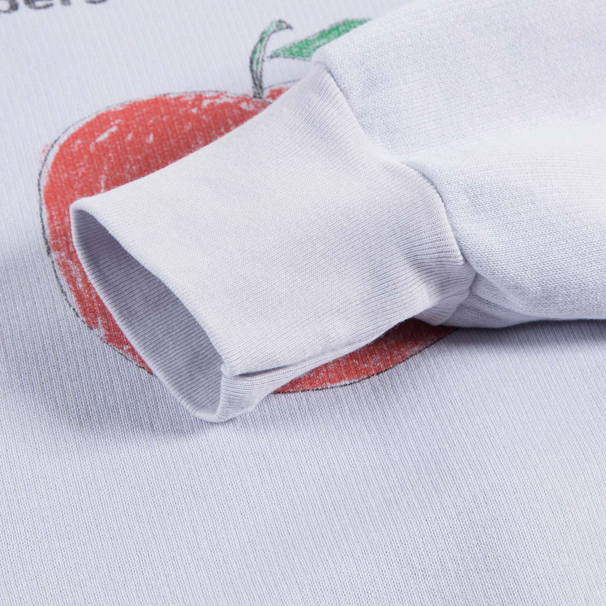 Girls Lavand Peach Cotton Sweatshirt