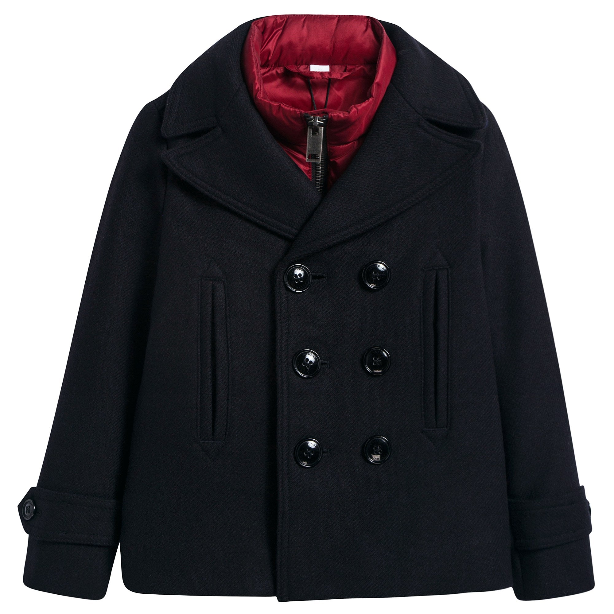 Girls Navy Blue Coat