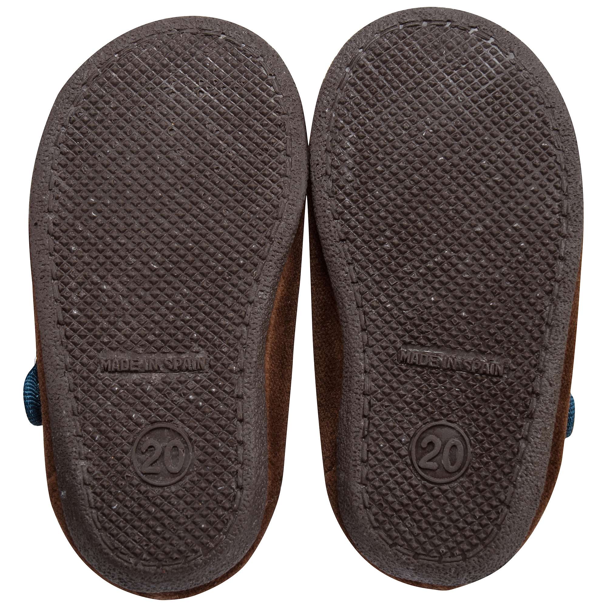 Girls Marron Cotton Shoes