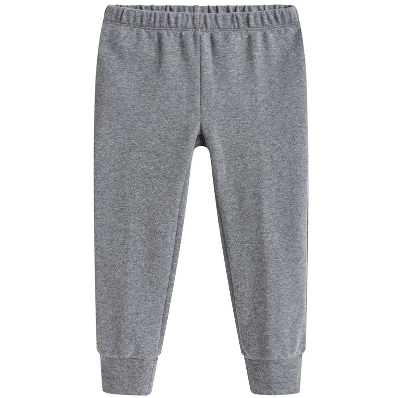 Baby Boys Grey Hooded Top & Bottom Two Piece Set