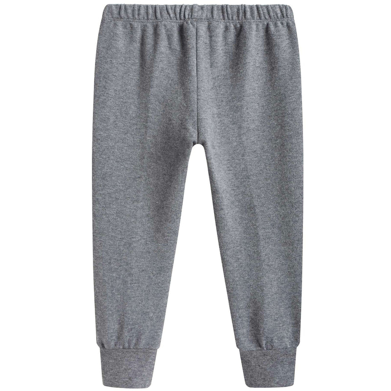 Baby Boys Grey Hooded Top & Bottom Two Piece Set