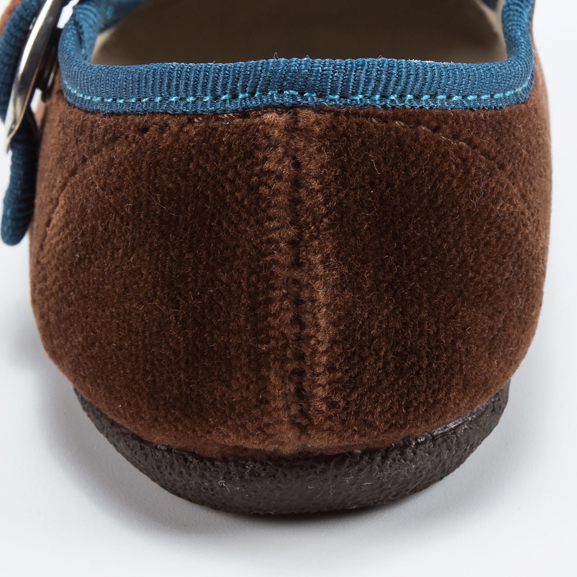 Girls Marron Cotton Shoes