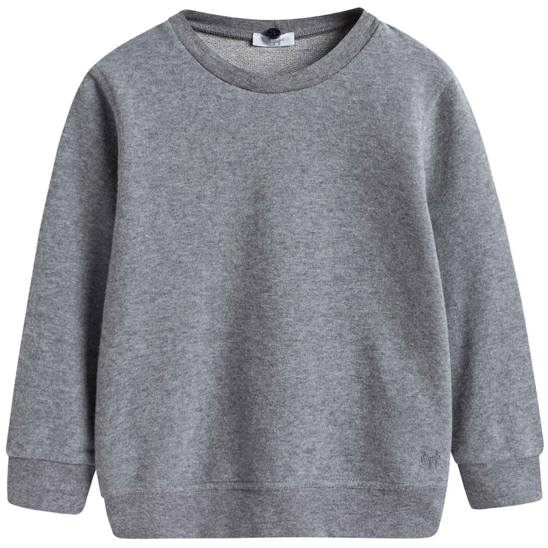 Baby Boys Grey Hooded Top & Bottom Two Piece Set