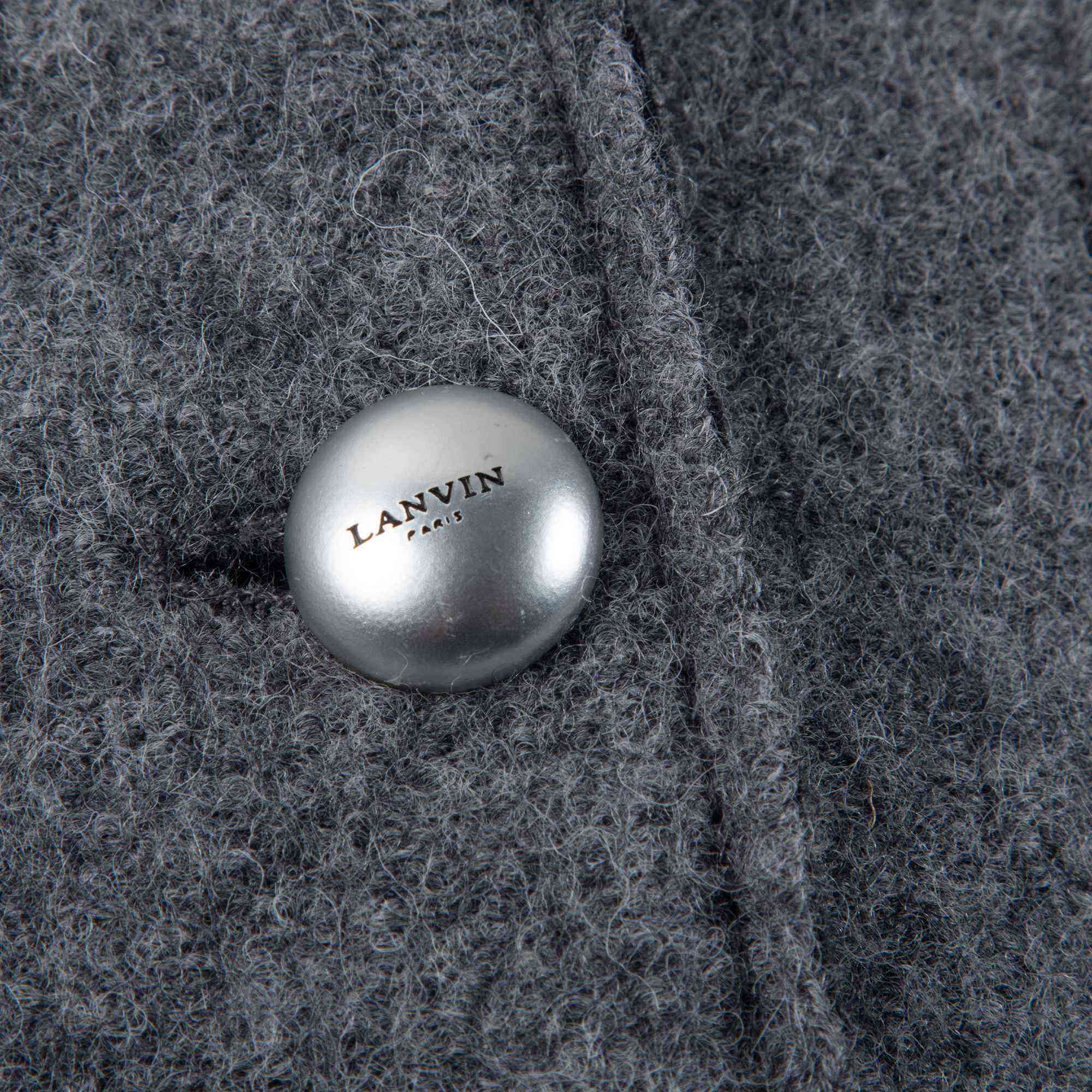 Girls Grigio & Rosa Wool  Coat