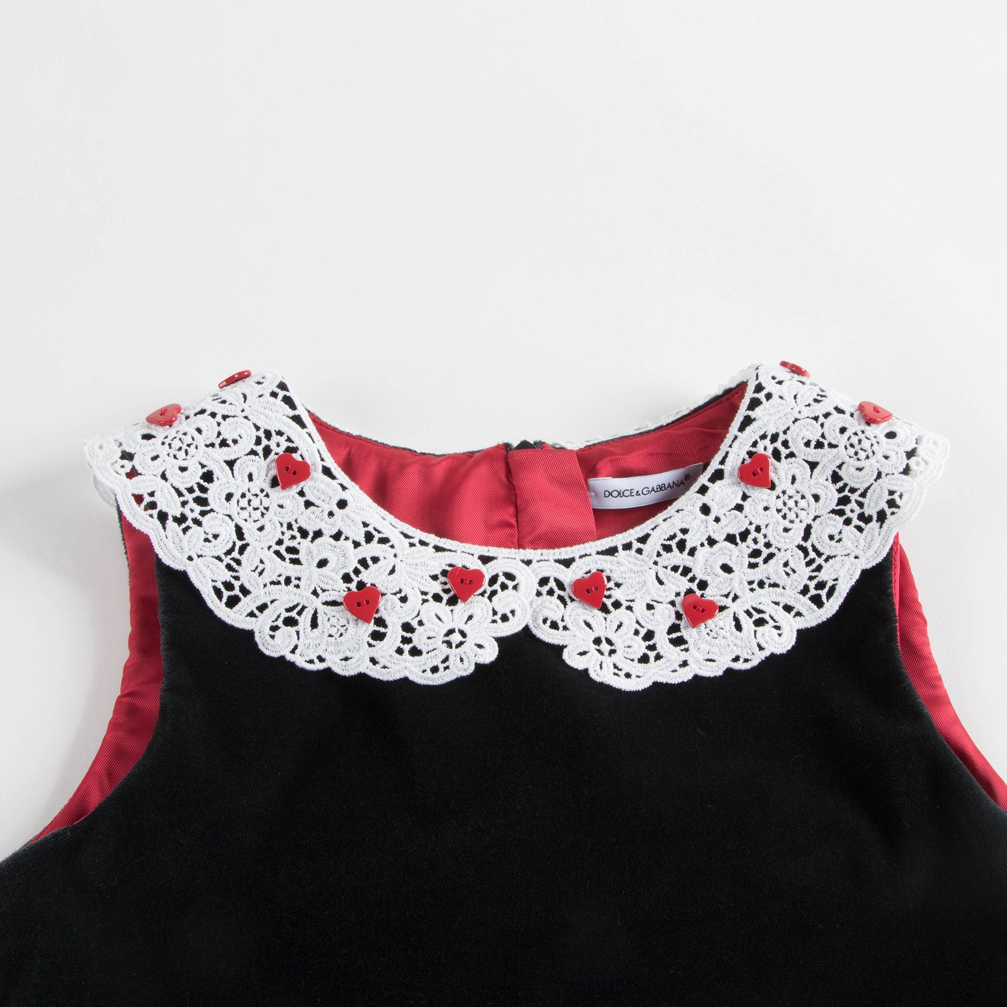 Girls Black Cotton Dress