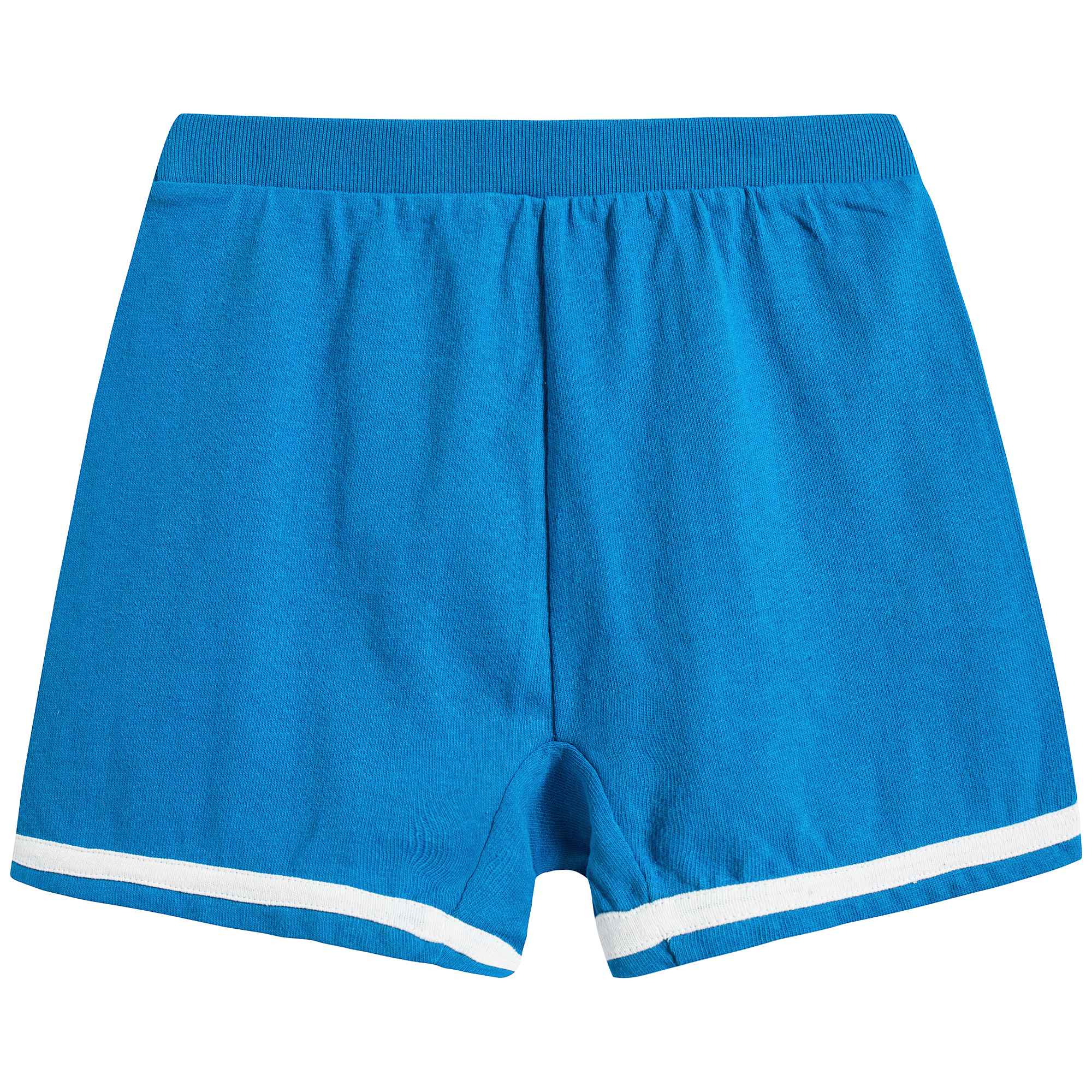 Boys Blue Cotton Shorts