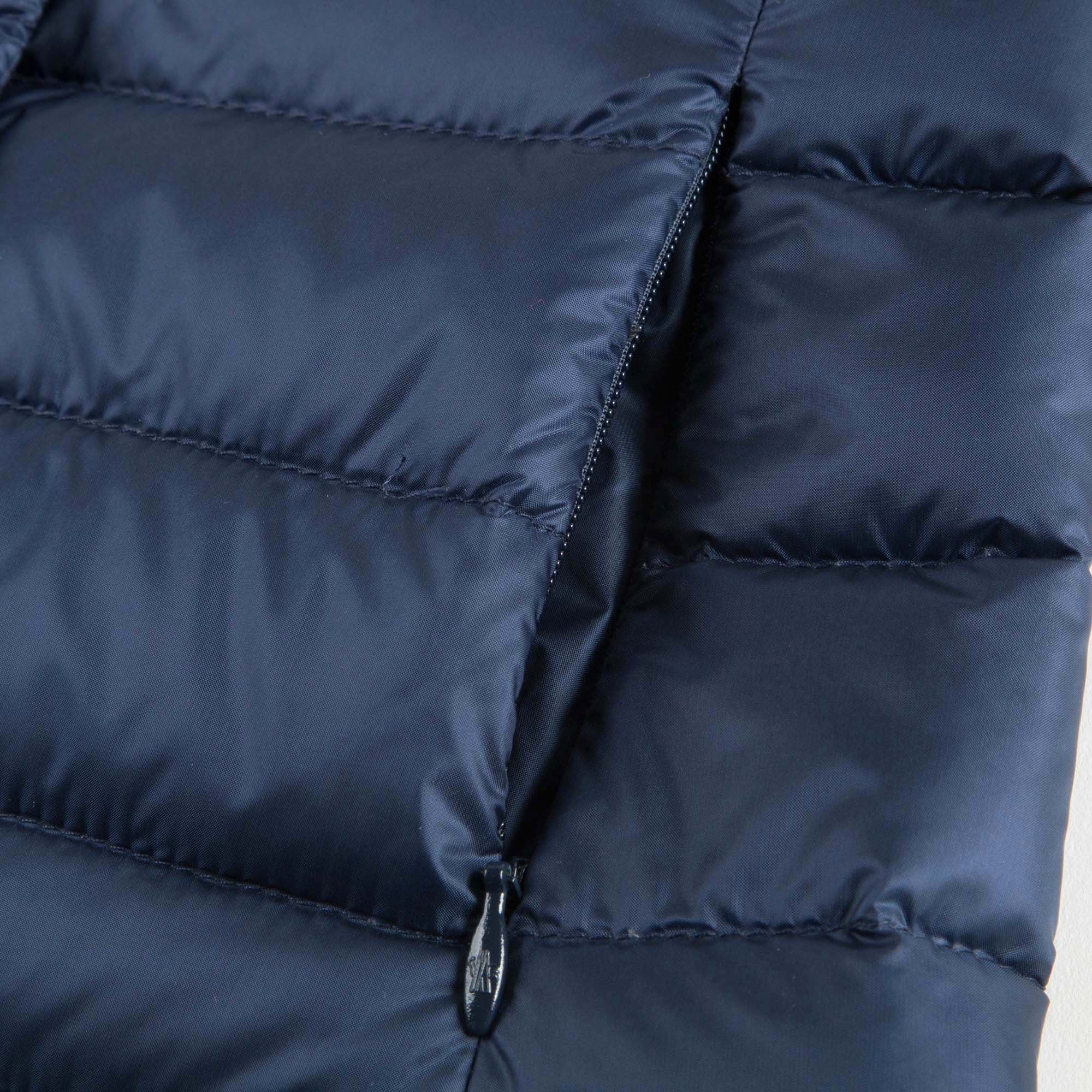 Girls Navy Blue 'Liane' Down Padded Gilet