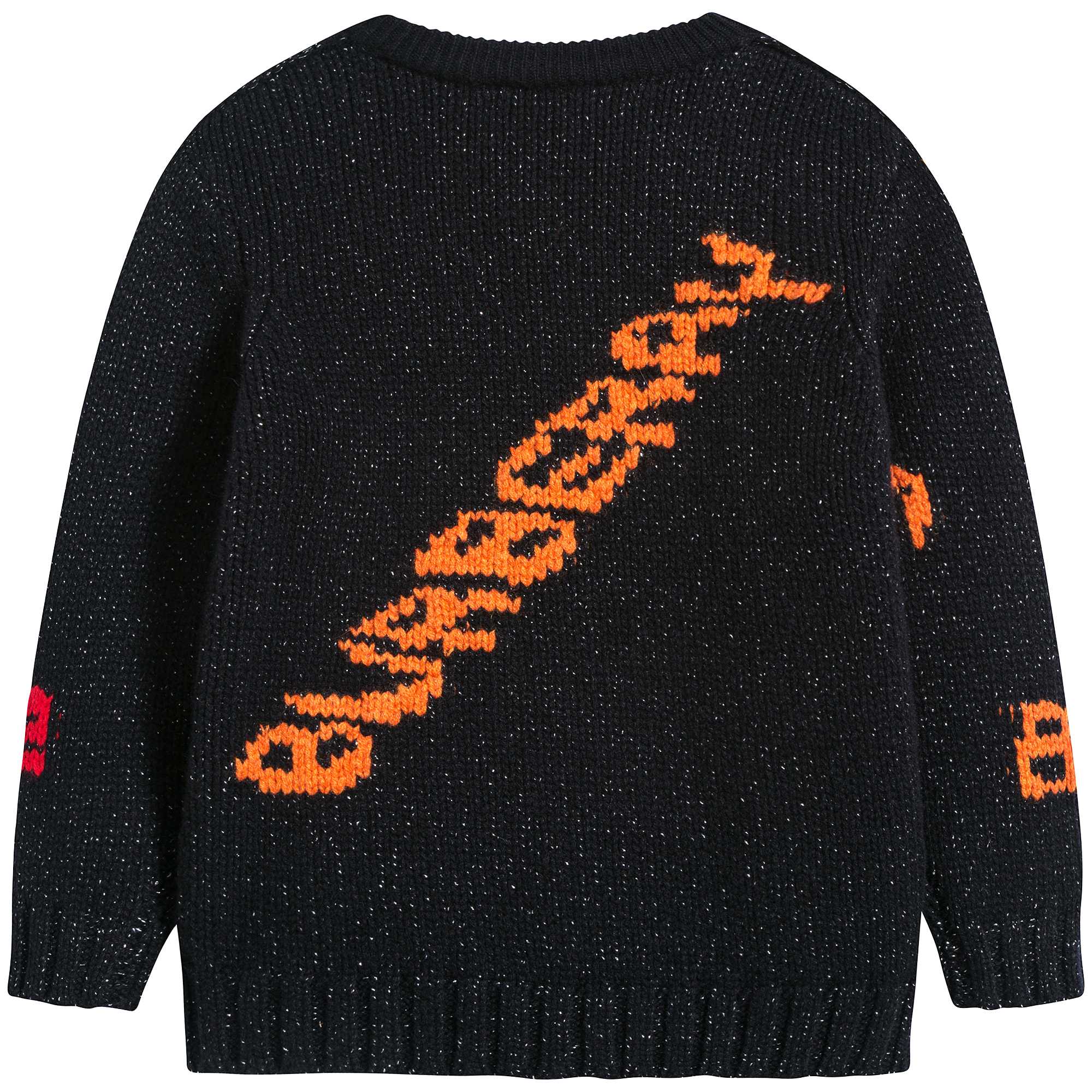 Boys Black Cashmere Sweater