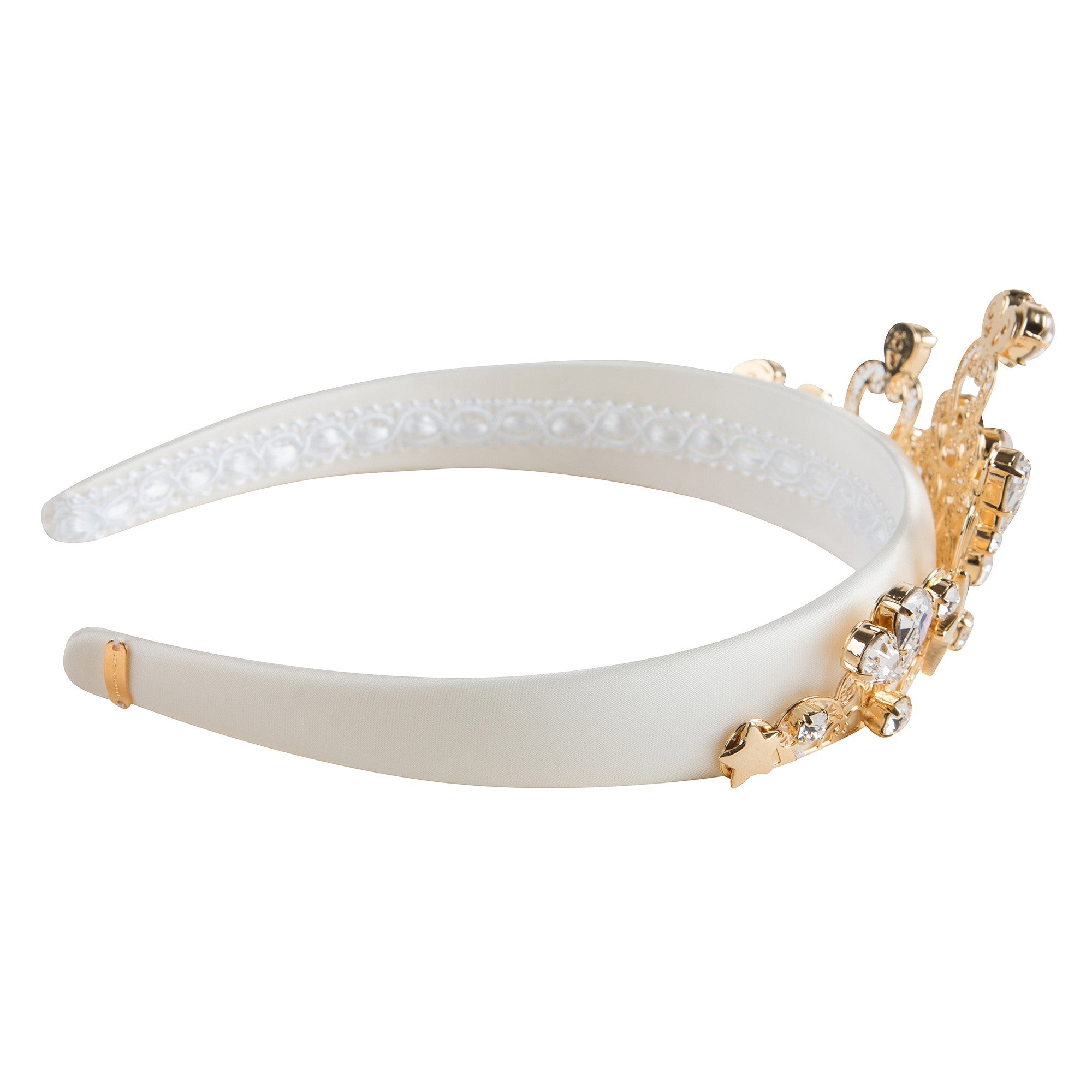 Girls Gold Crown Headband