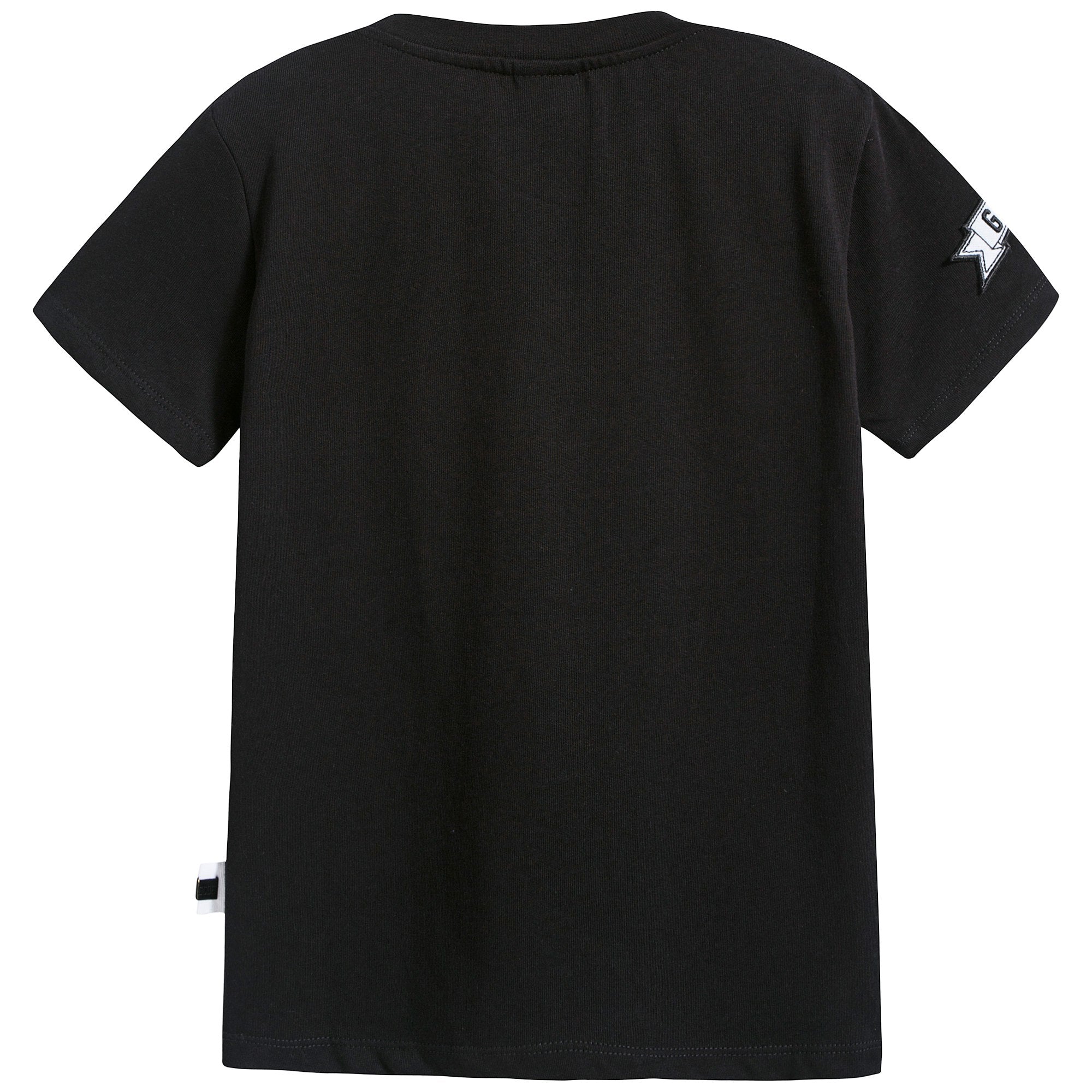 Boys Black Jersey Cotton T-shirt