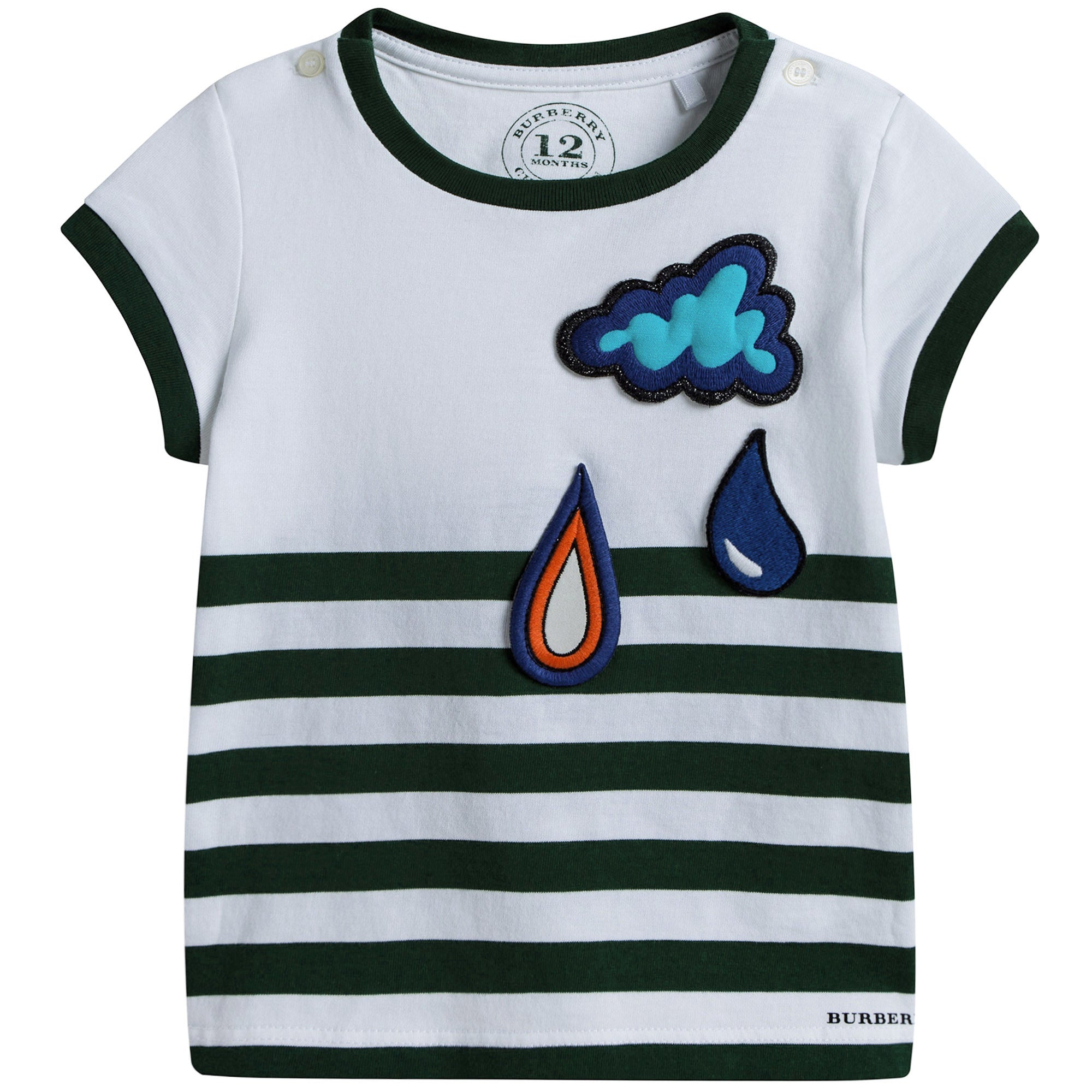 Baby Boys Striped Cloud T-Shirt
