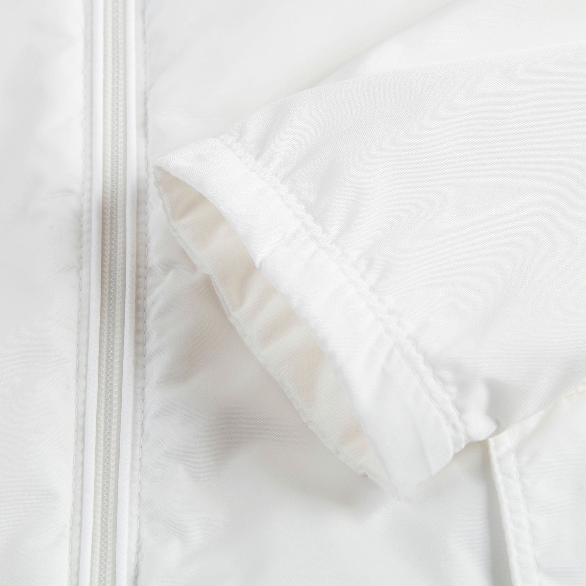 Baby Girls White Windbreaker Jacket