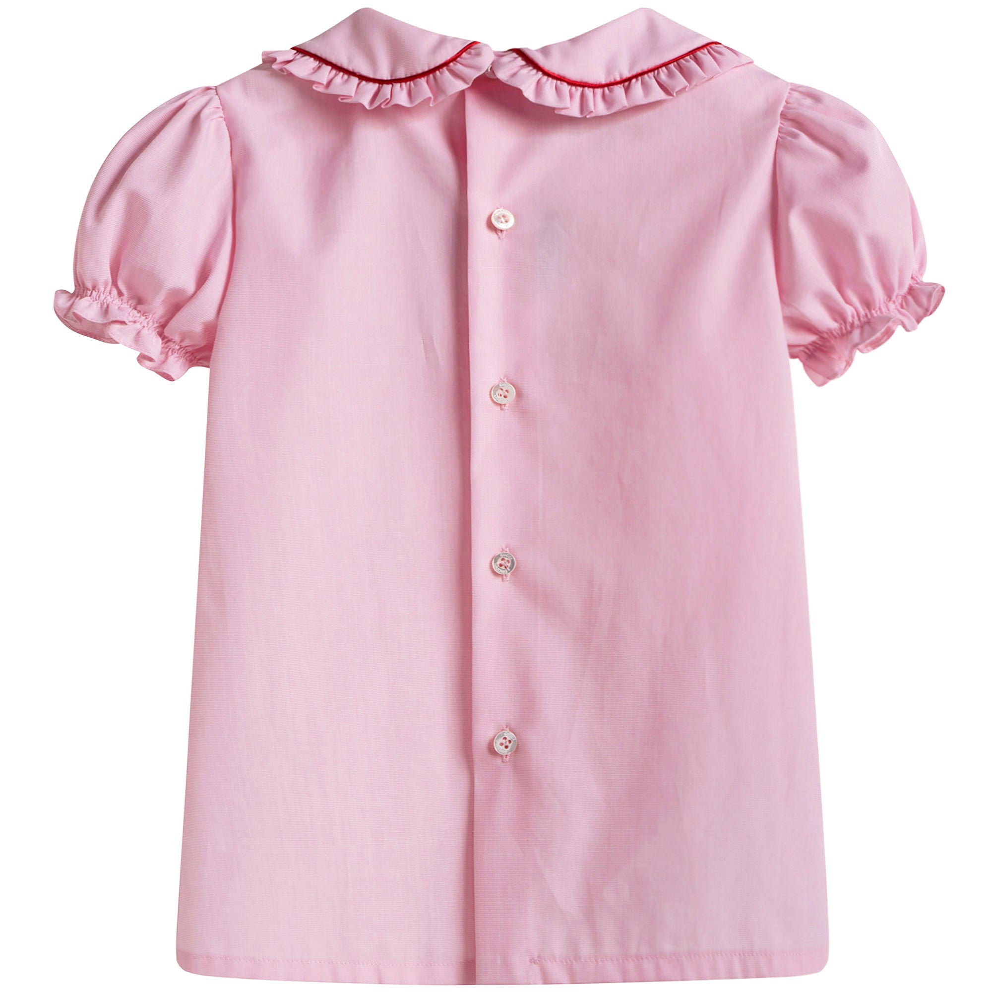Baby Girls Light Pink Ribbed Cuffs Top