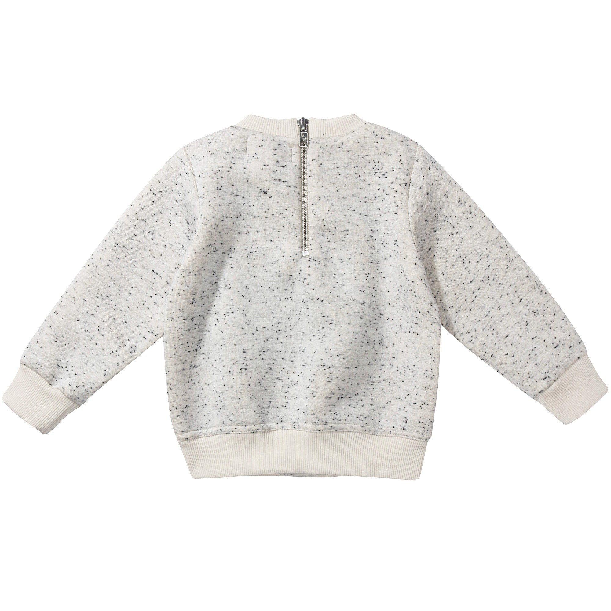 Girls Beige “Swan” Sweater