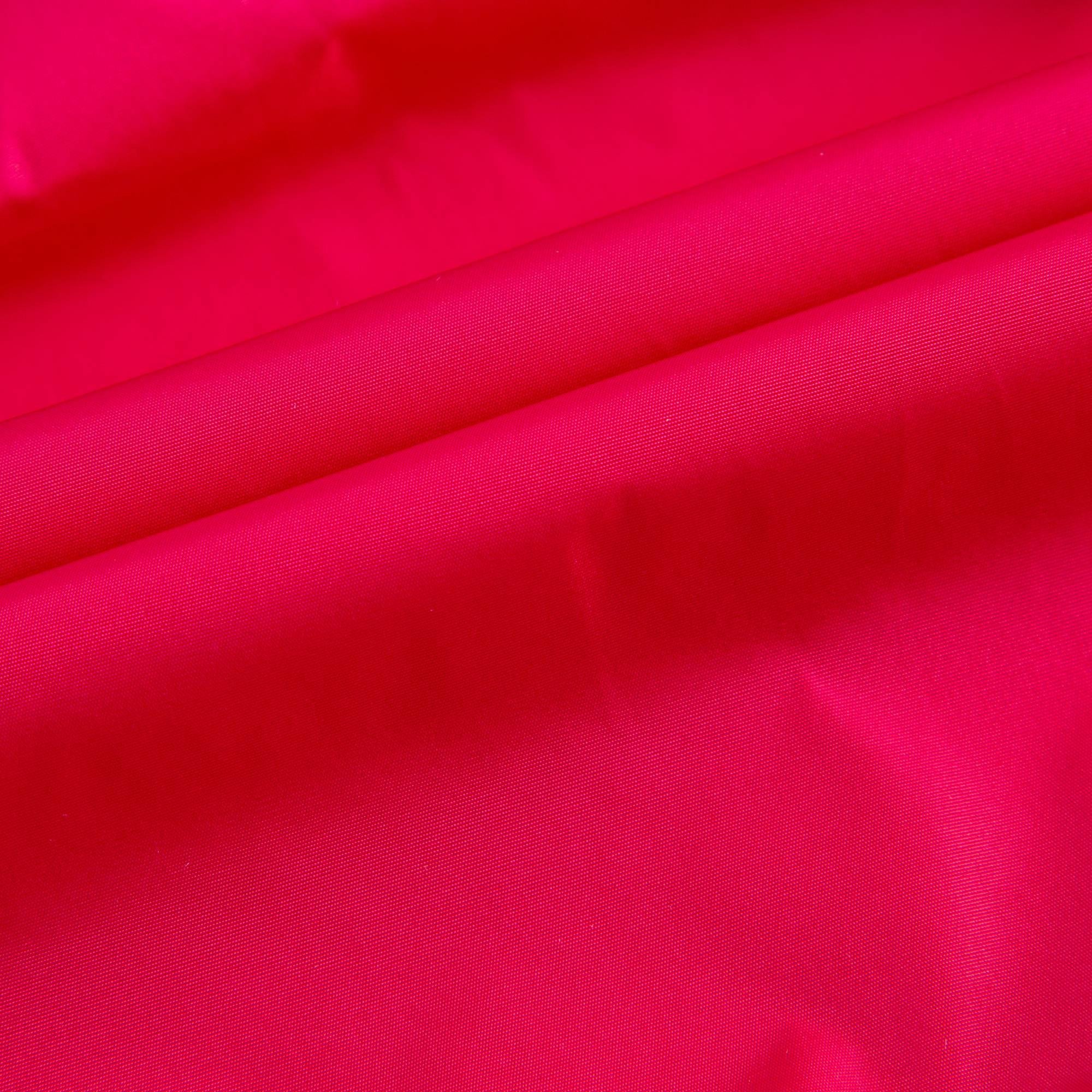 Girls Dark Pink Windbreaker Jacket With Flounces