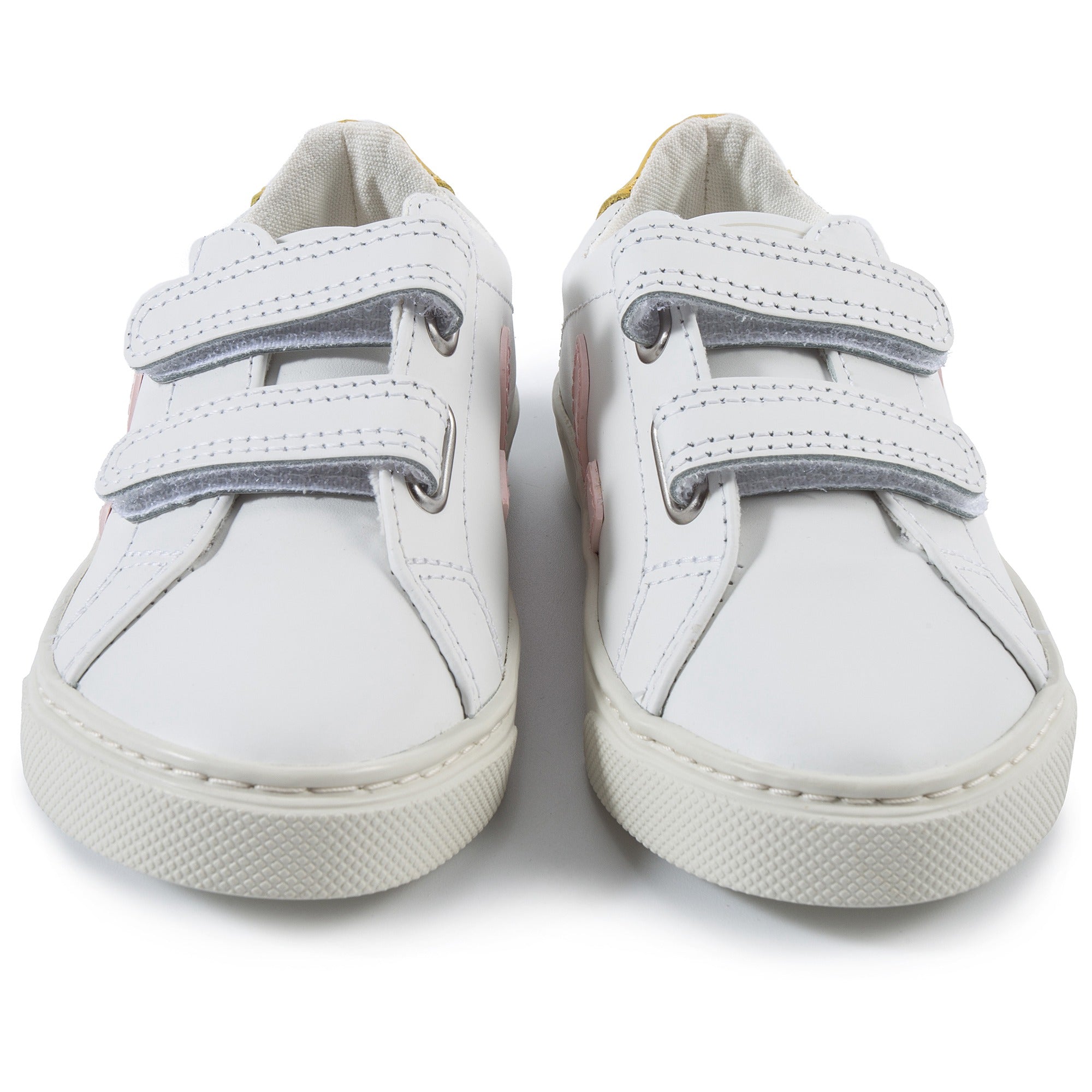 Baby Girls White Leather Shoes