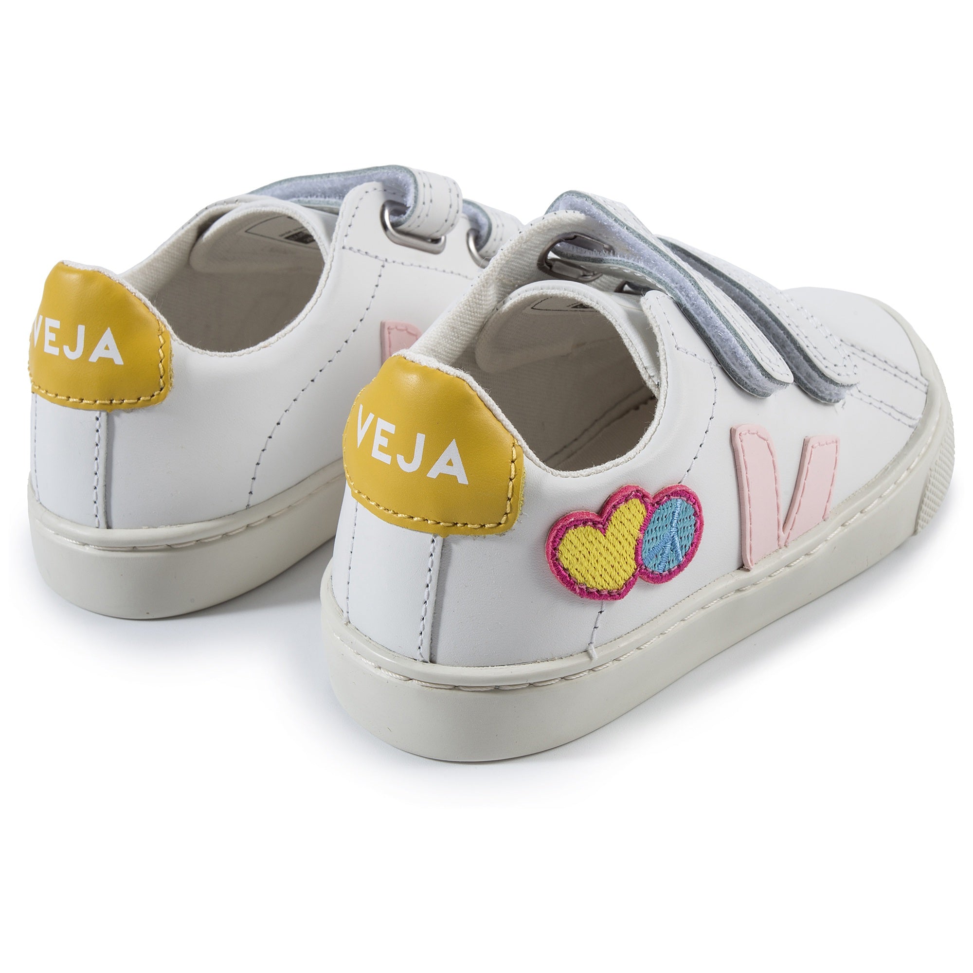 Baby Girls White Leather Shoes