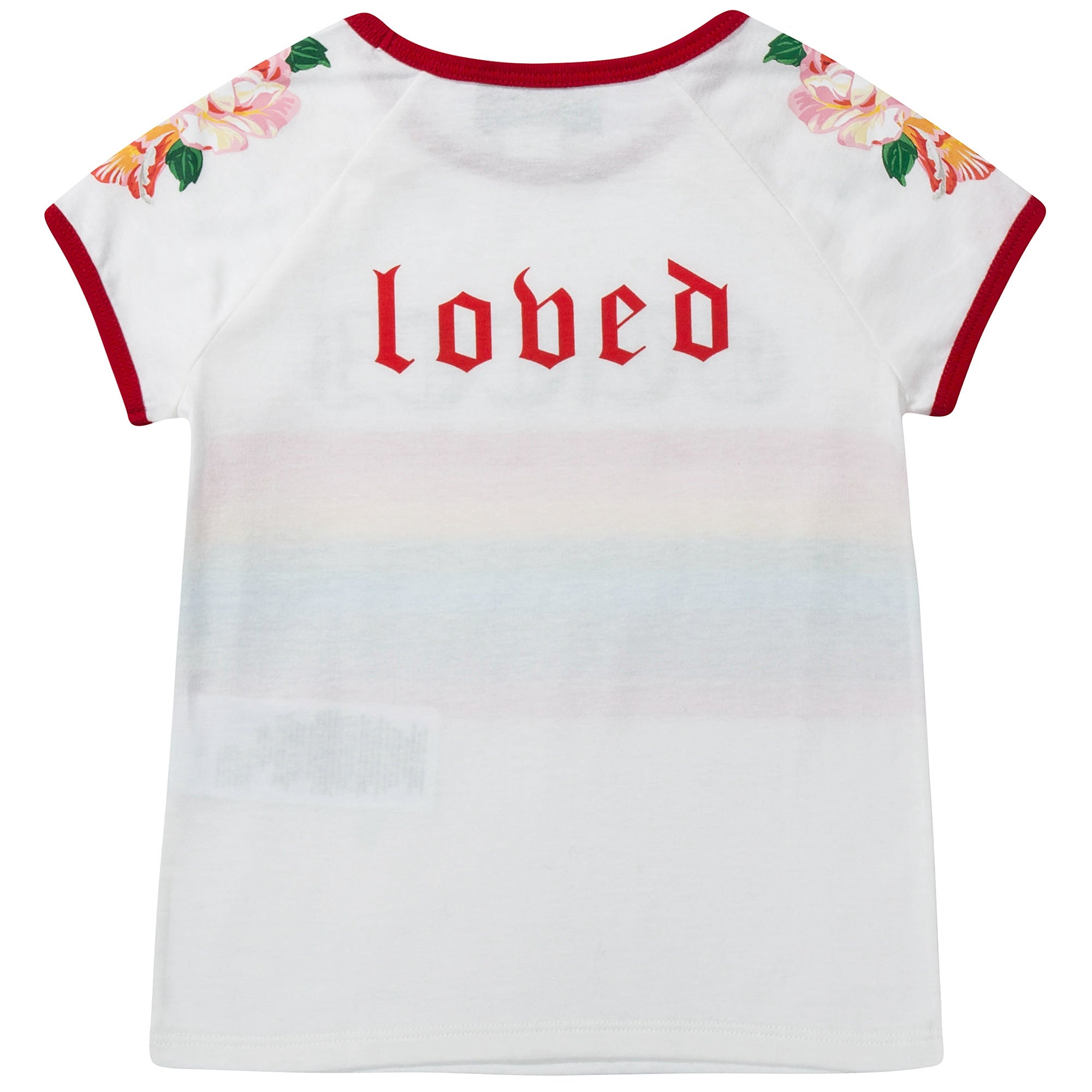 Girls White Gucci Rainbow T-shirt
