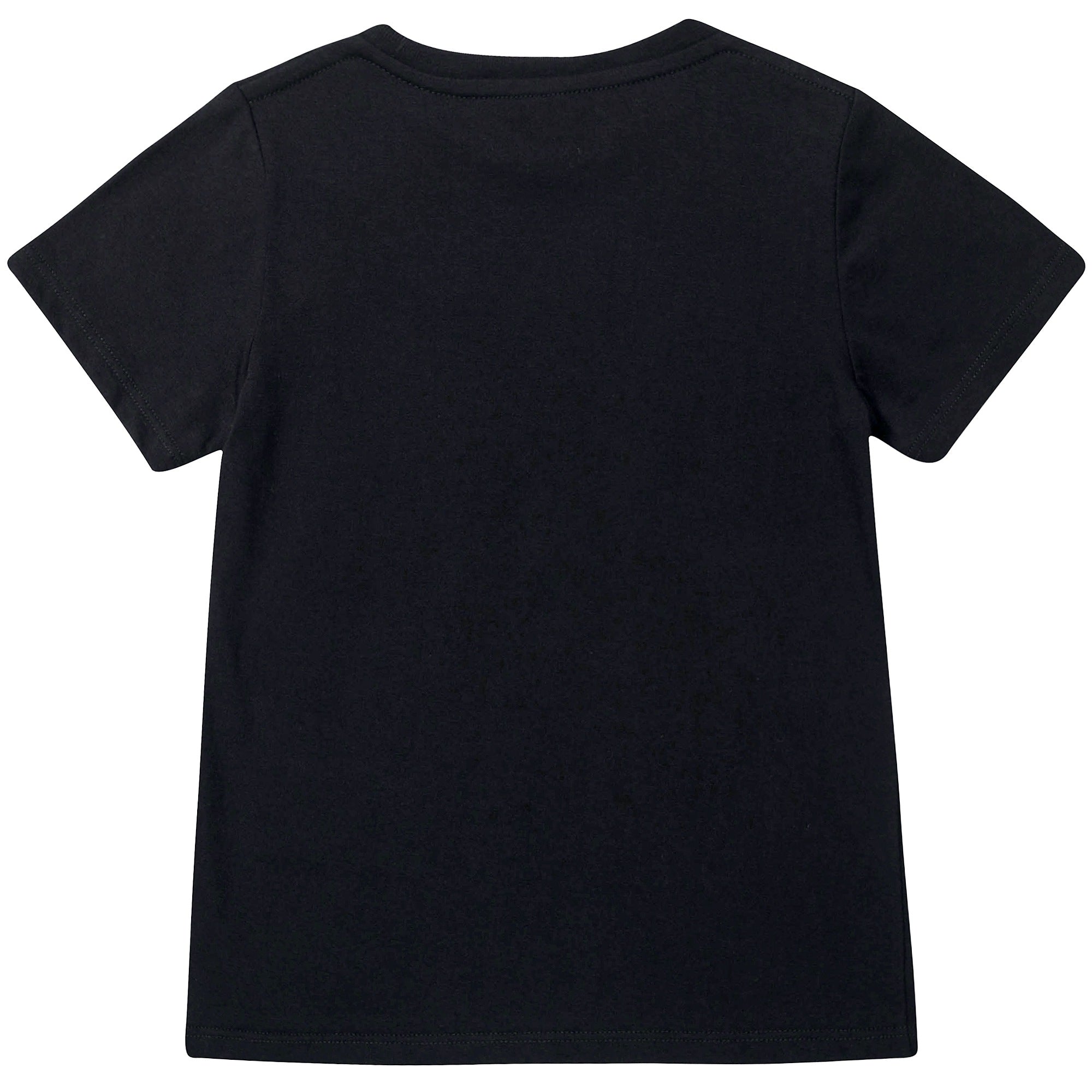 Boys Black "GG" Cotton T-shirt