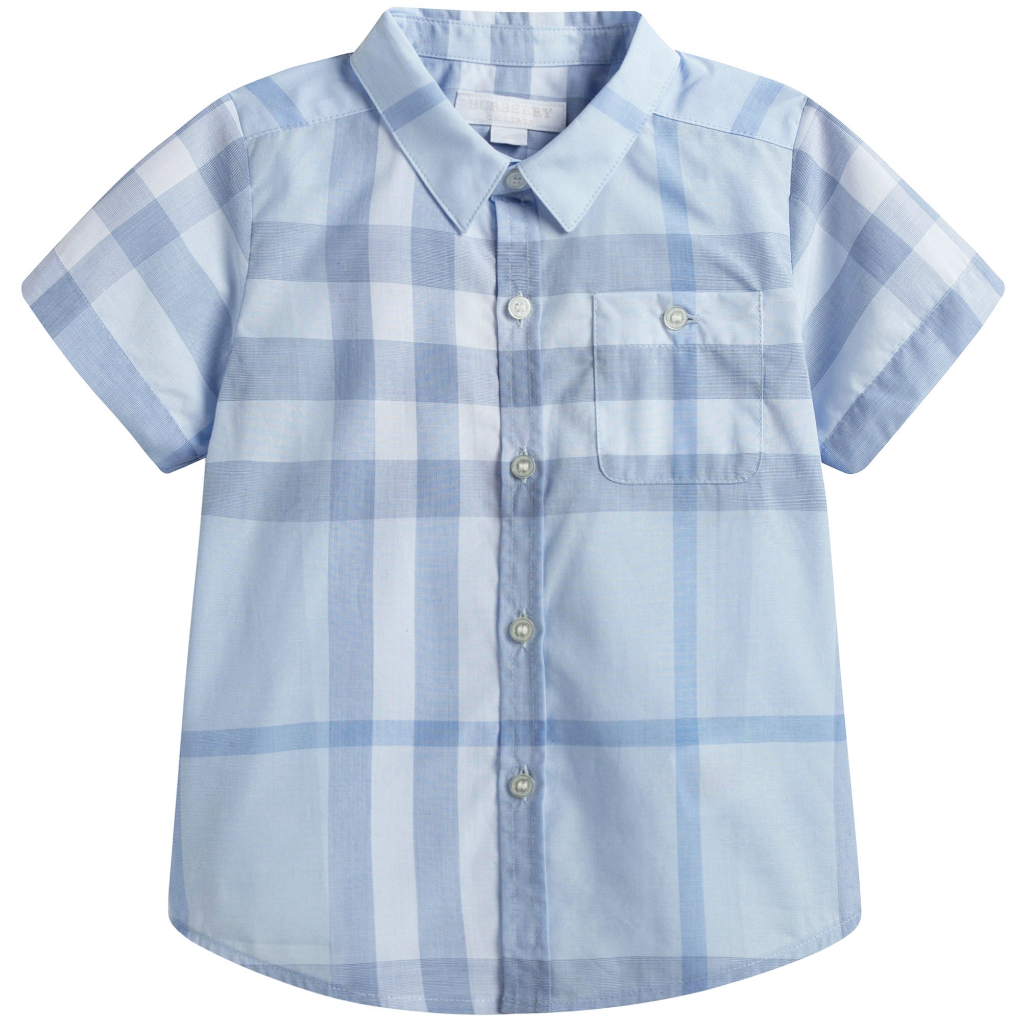 Baby Boys Blue Check Shirt