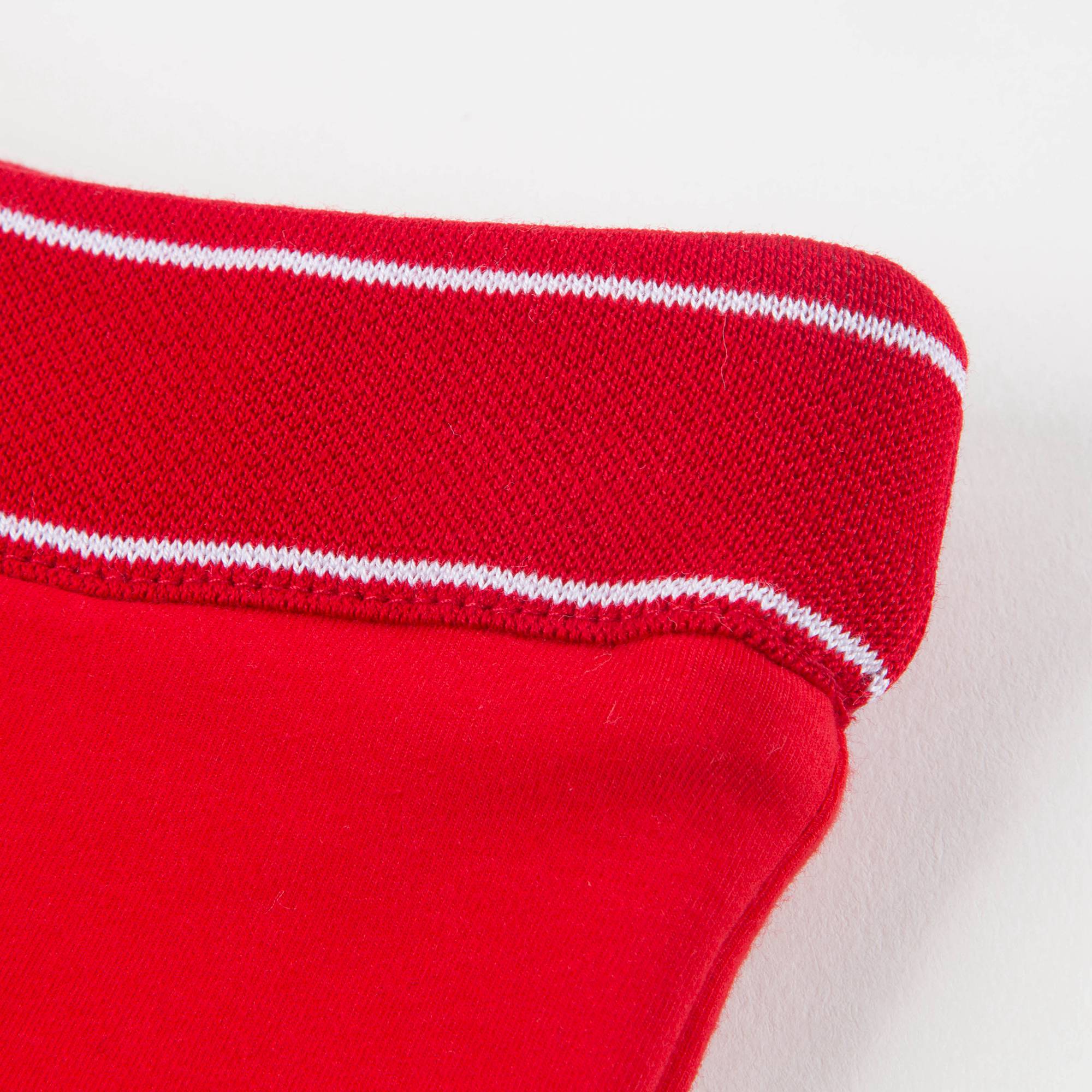 Baby Girls Red Logo Cotton Leggings