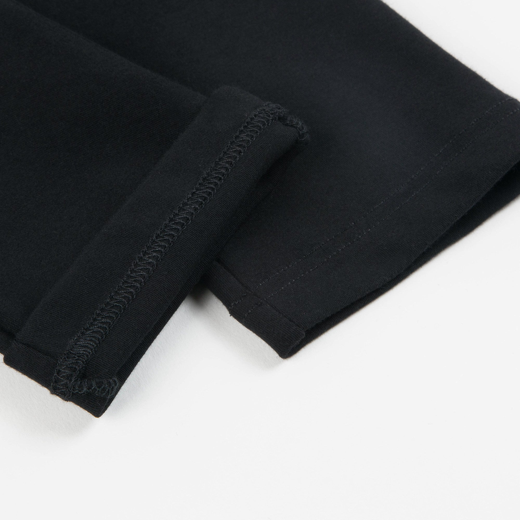 Girls Black Logo Cotton Leggings