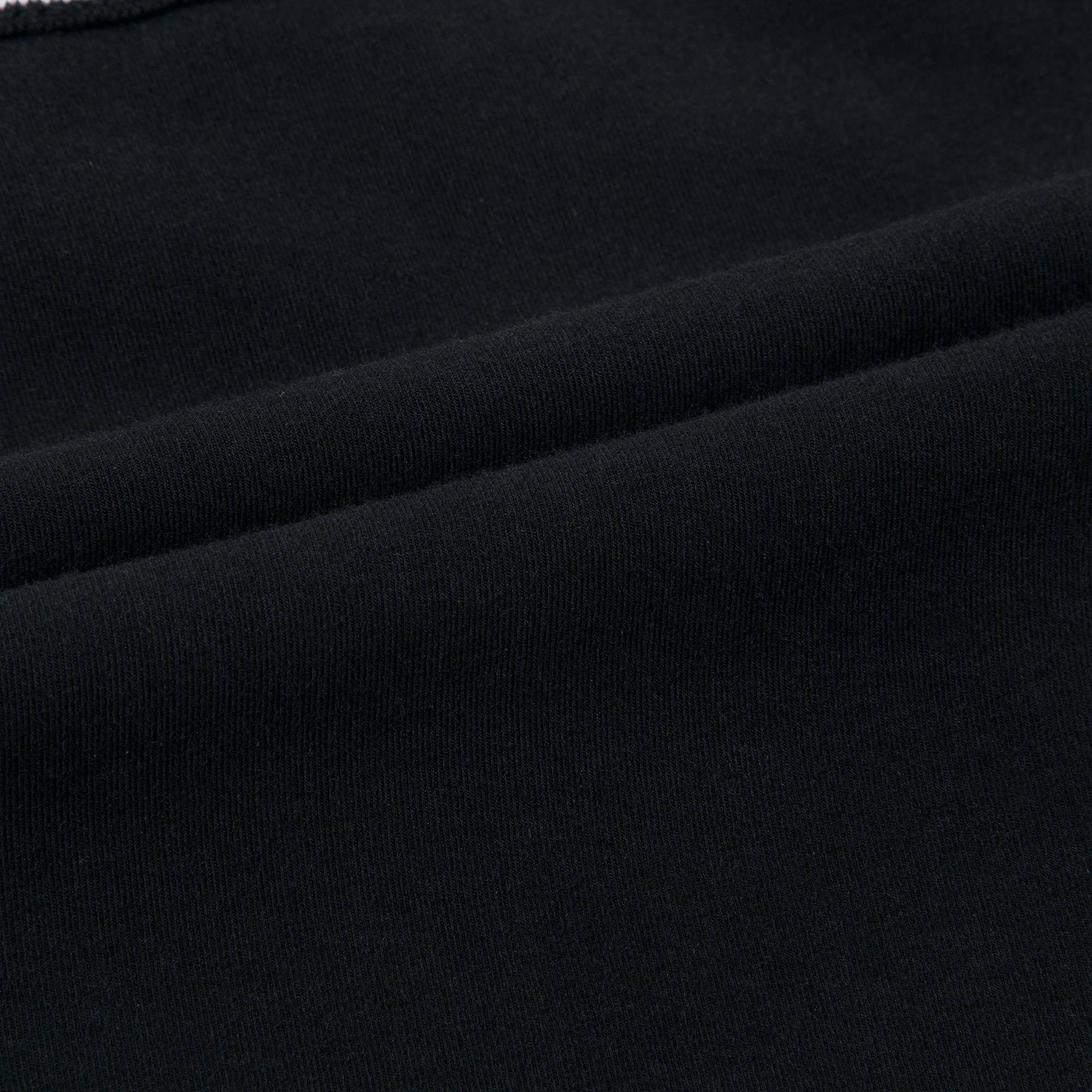 Girls Black Logo Cotton Leggings