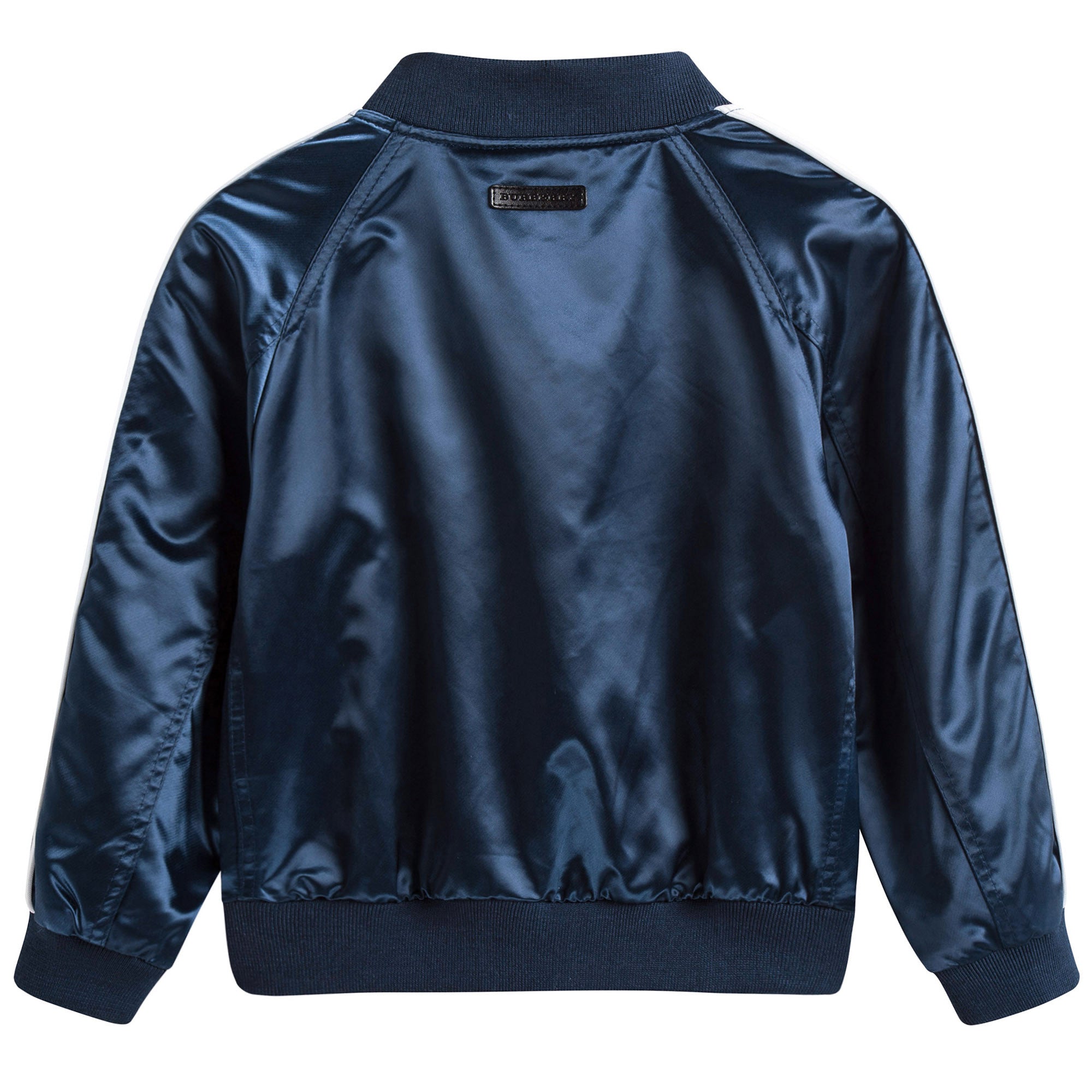 Boys Blue Cloud Printed Jacket