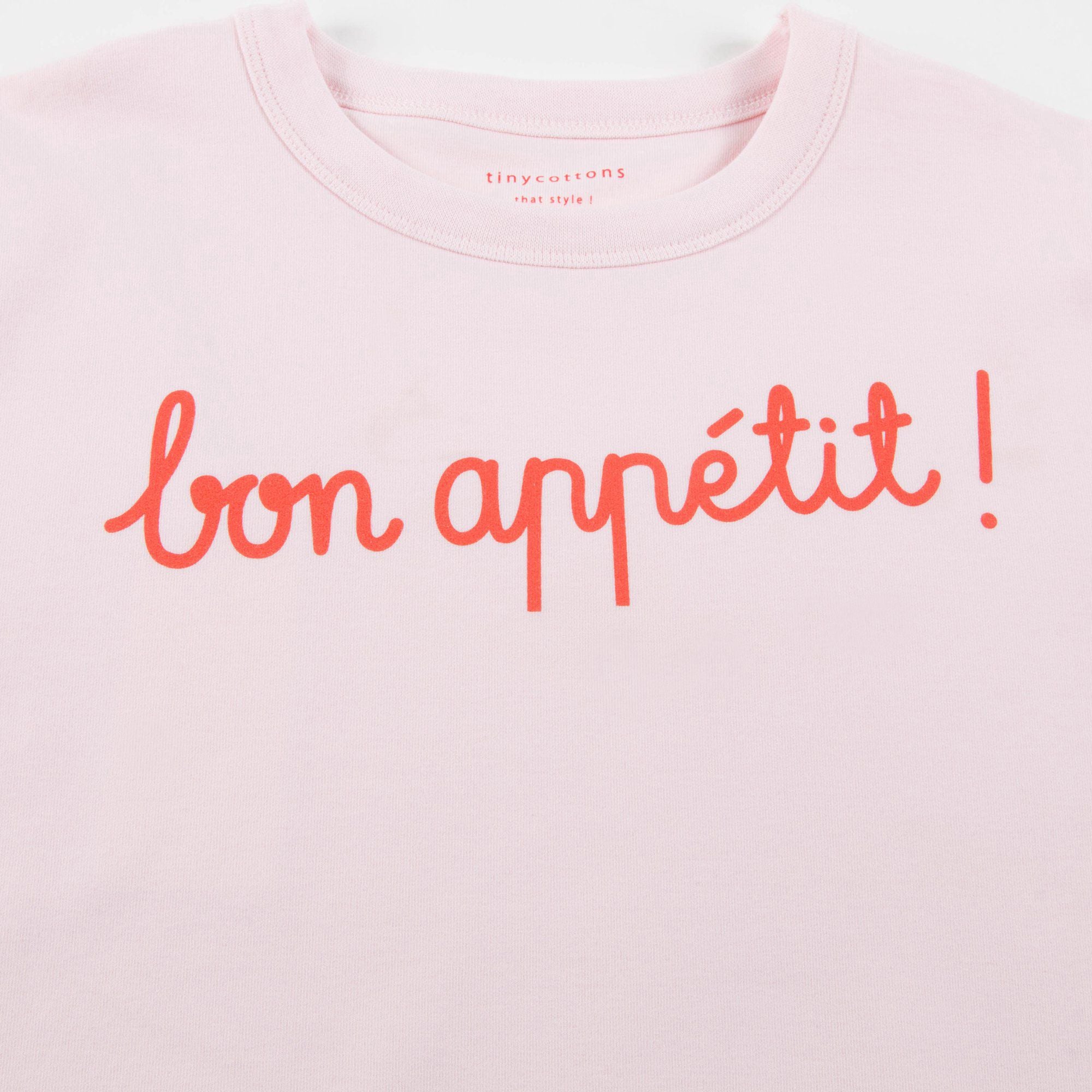 Girls Light Pink Pima Cotton Sweatshirt