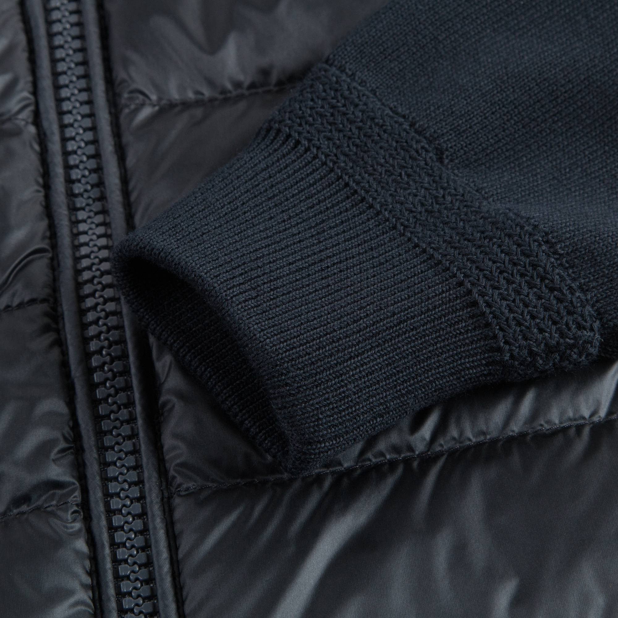 Boys Navy Blue Zip-up Cardigan