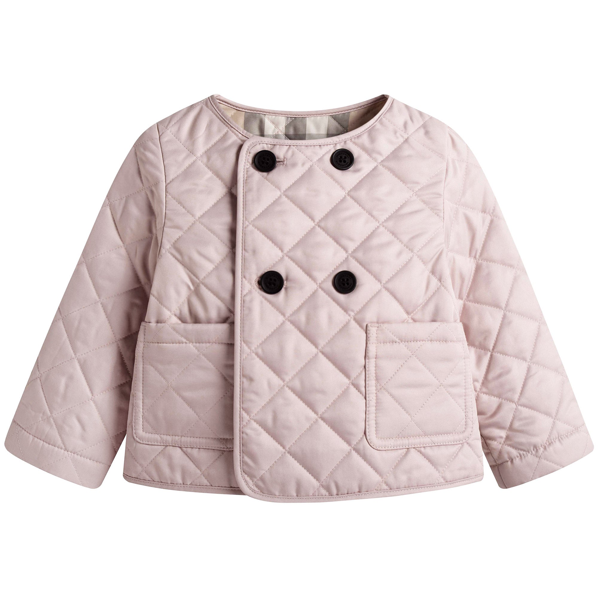 Baby Girls Pink Quilted Jacket