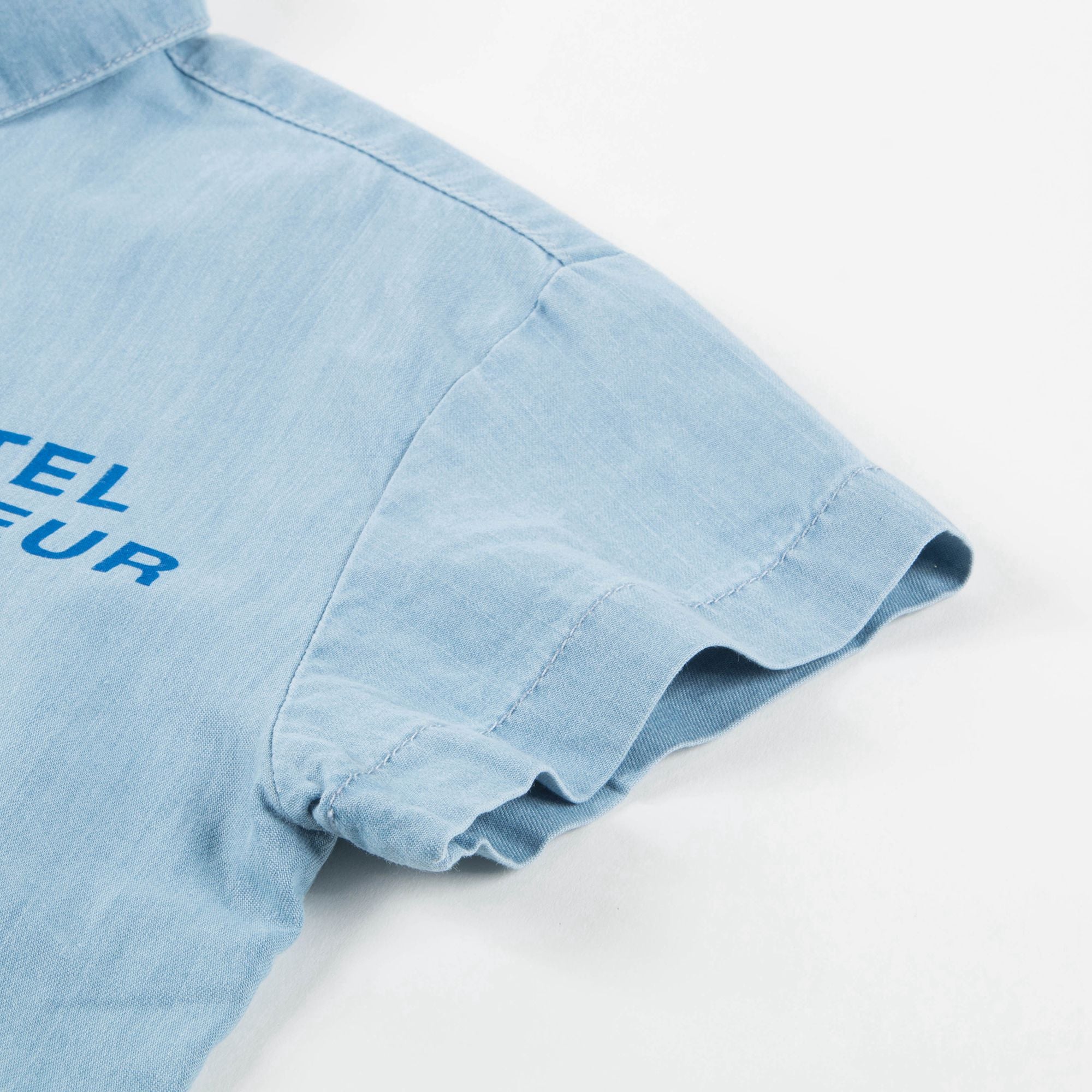 Girls Denim Cotton T-shirt