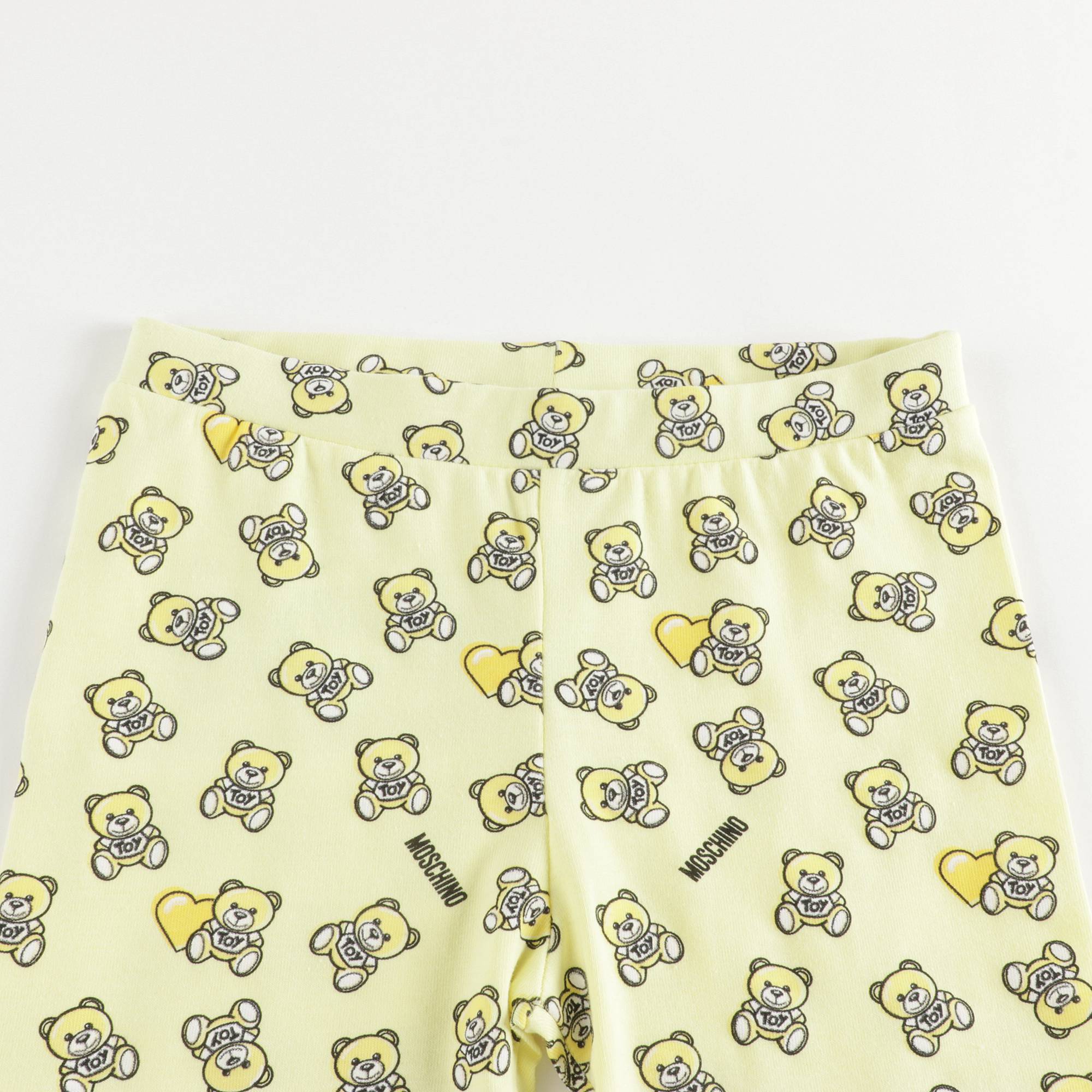 Baby Girls Yellow Cotton Leggings