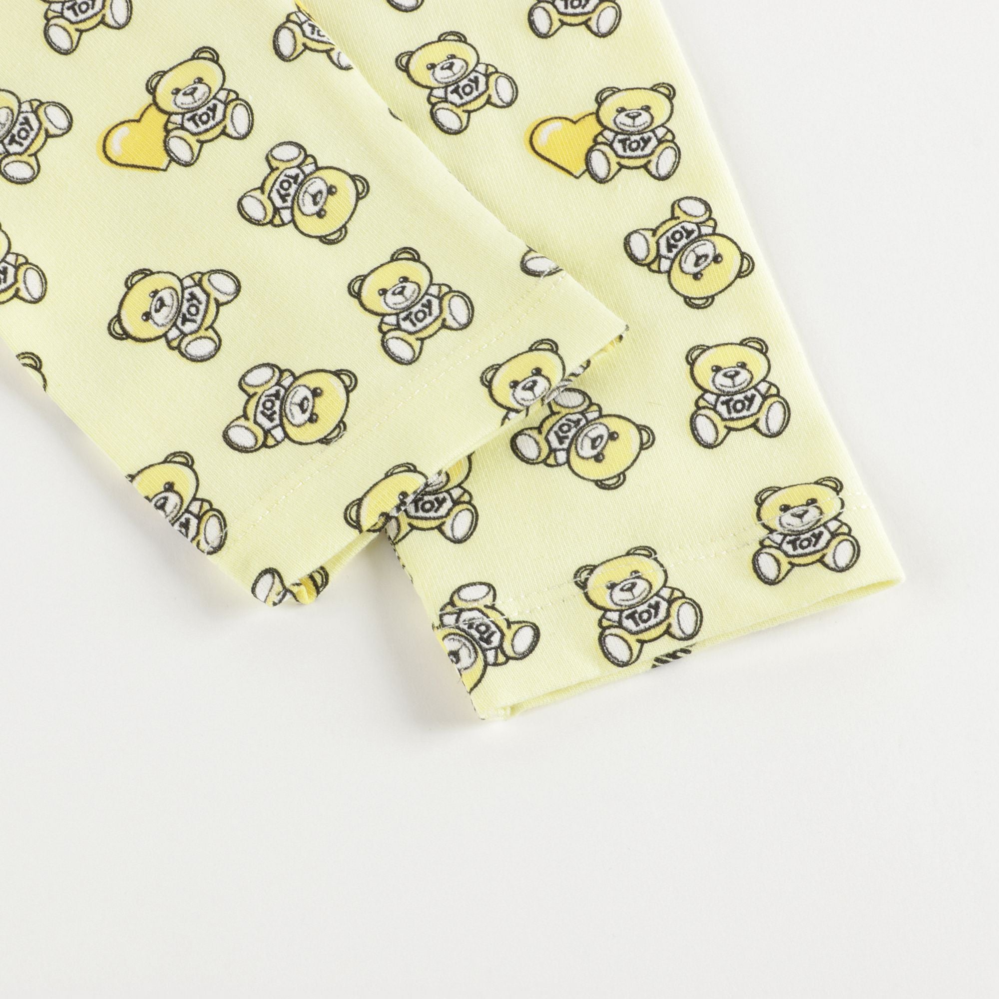 Baby Girls Yellow Cotton Leggings