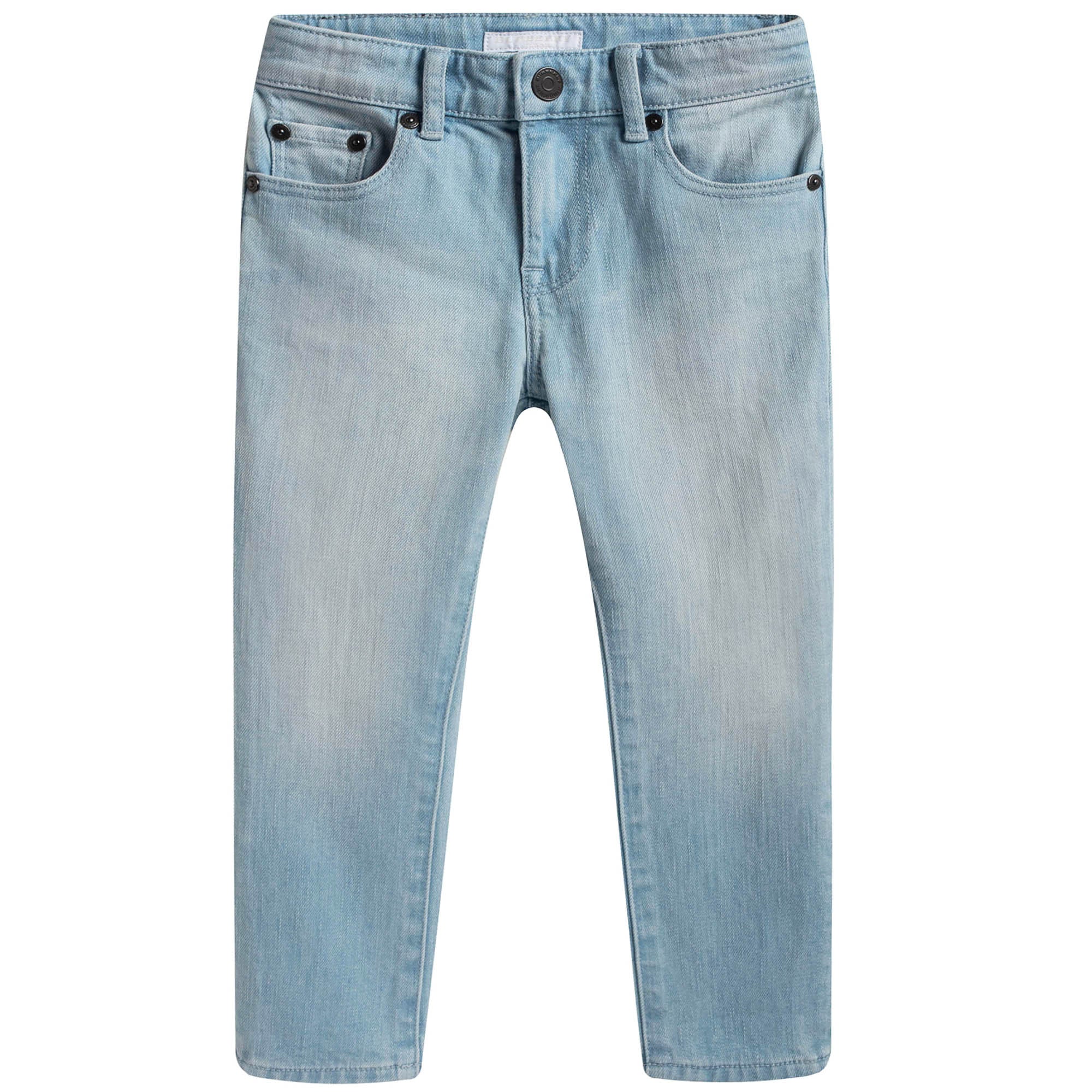 Boys Blue Denim Relaxed Slim Fit Jeans