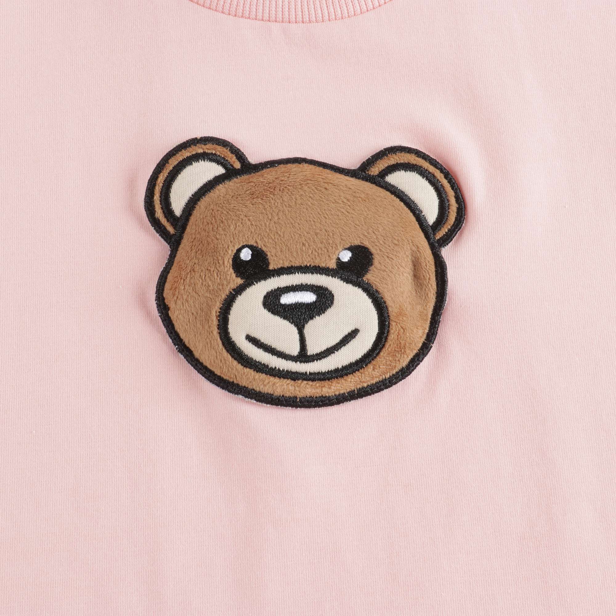 Baby Boys & Girls Pink Logo Cotton T-Shirt