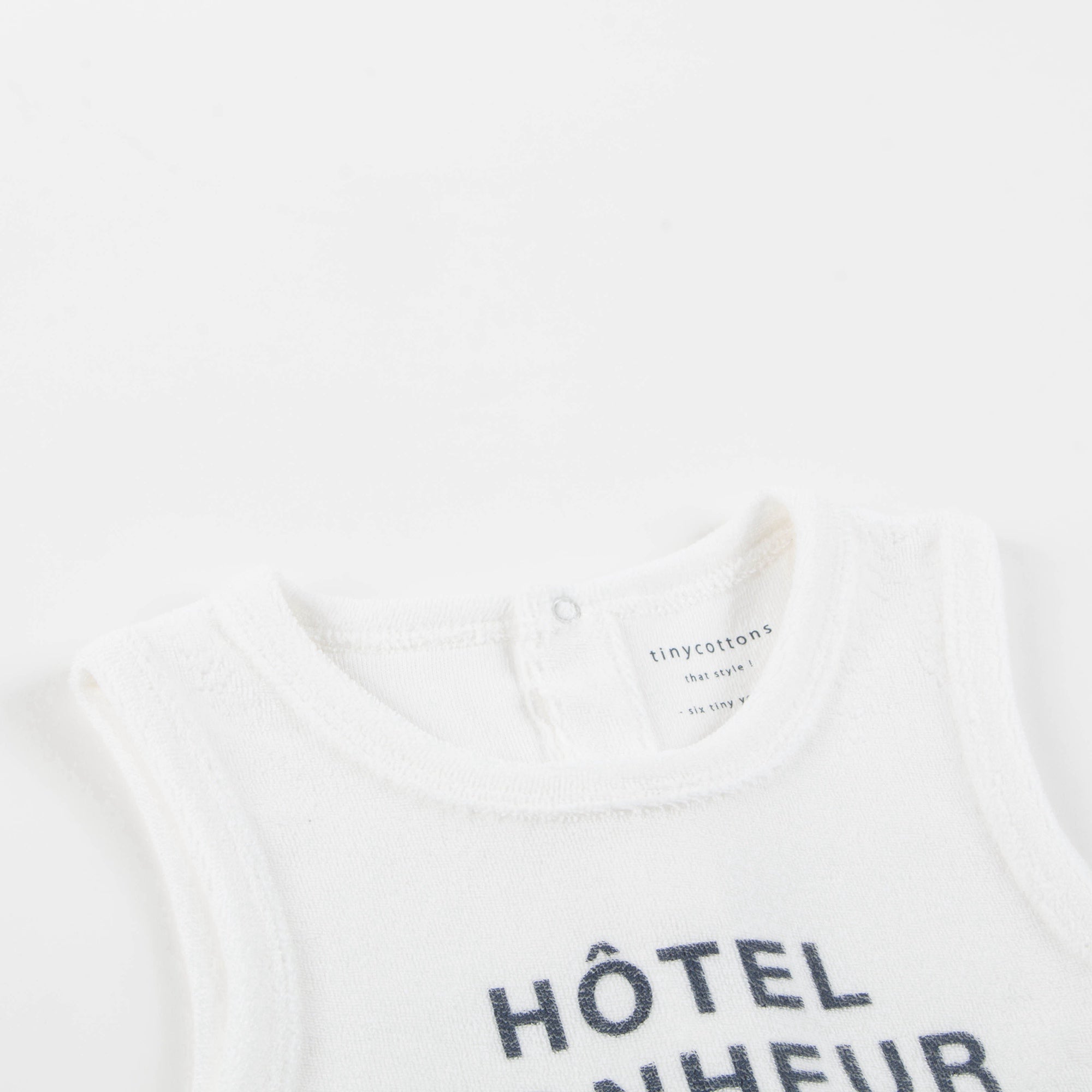 Girls White Pima Cotton Rompers