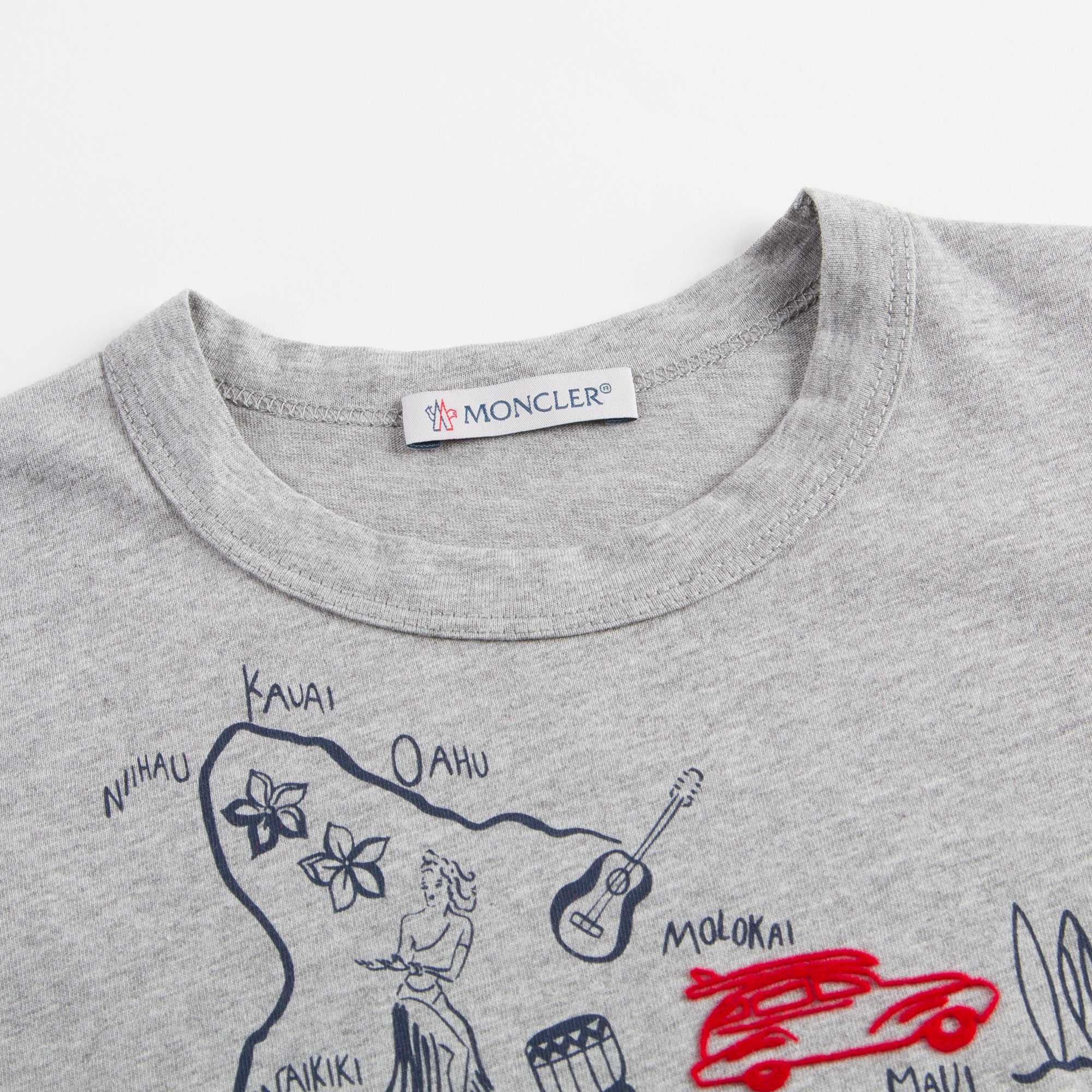 Boys Grey Cotton T-shirt